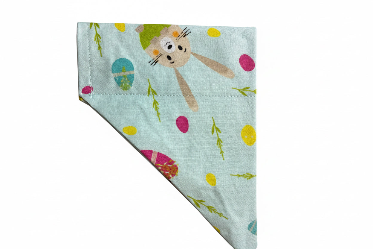 Easter Bunny and Egg Pet Bandana - Size Medium