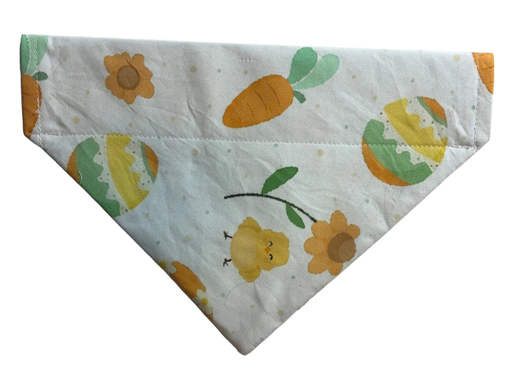 White Easter Chick Pet Bandana- Size Medium