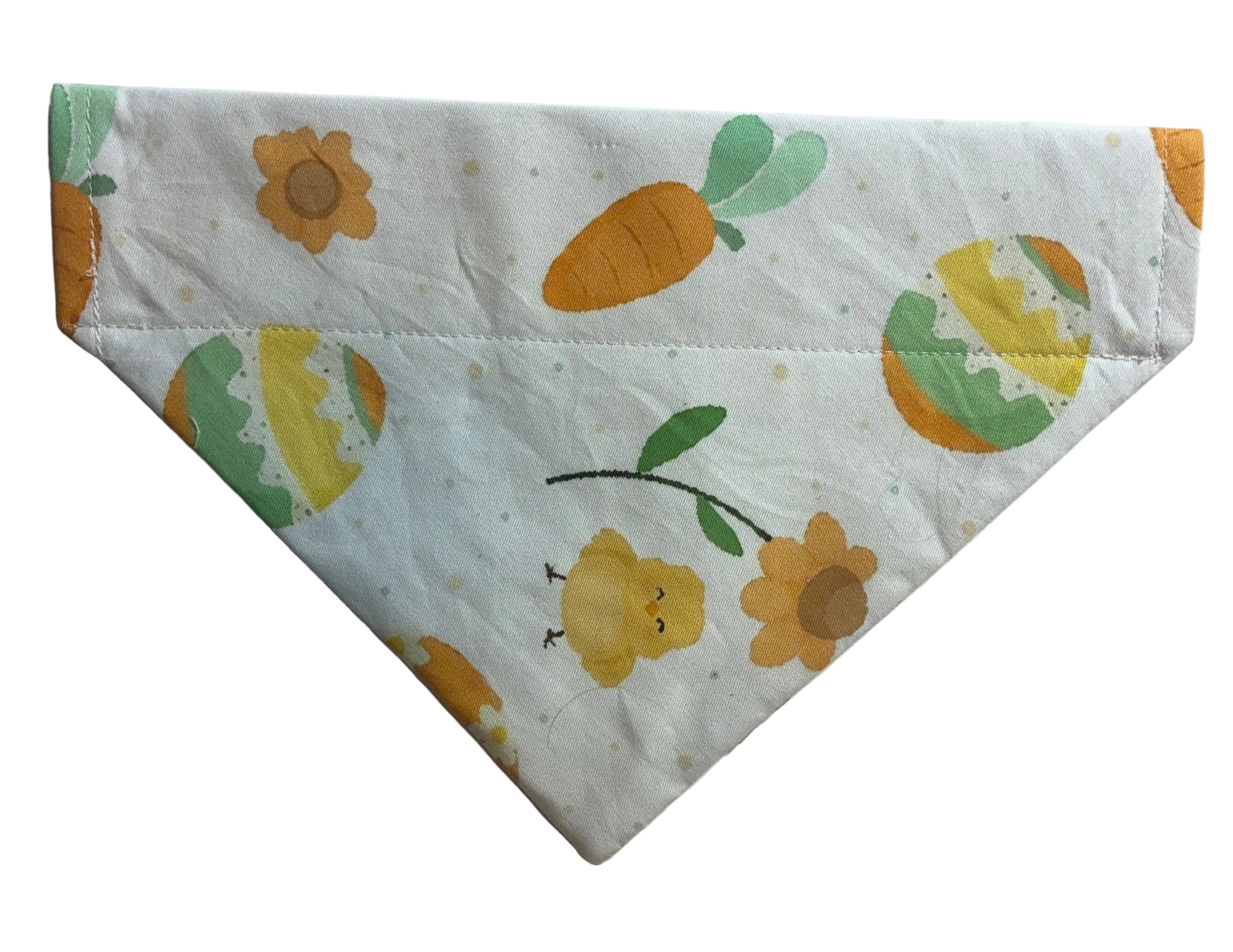 White Easter Chick Pet Bandana- Size Medium