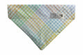 Plaid Easter Pet Bandana - Size Medium