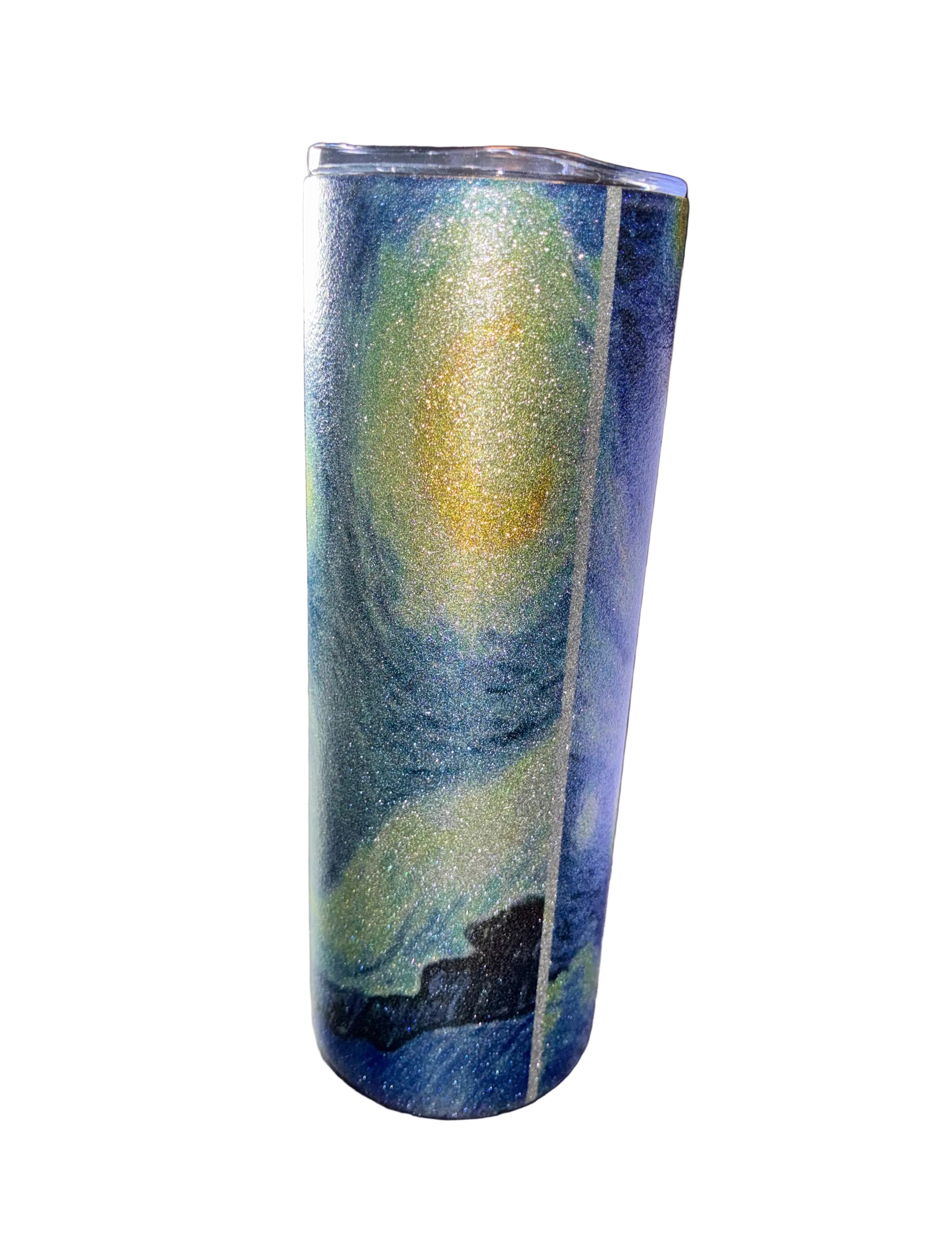 Starry Night Glitter Tumbler