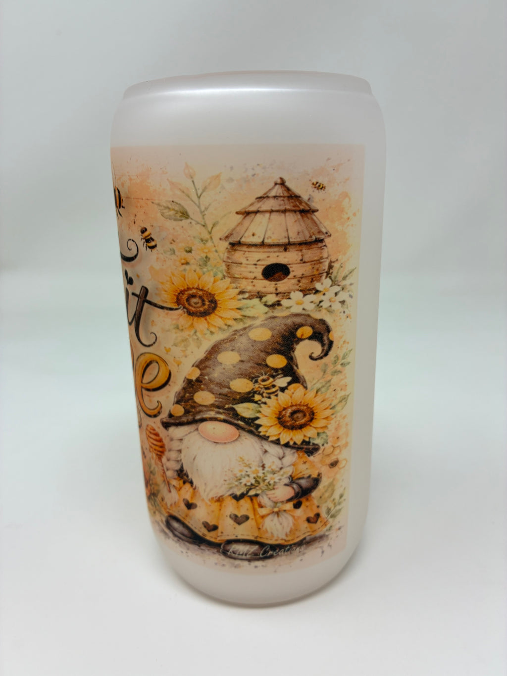 Variety Glass Cups with Bamboo Lid and Straw