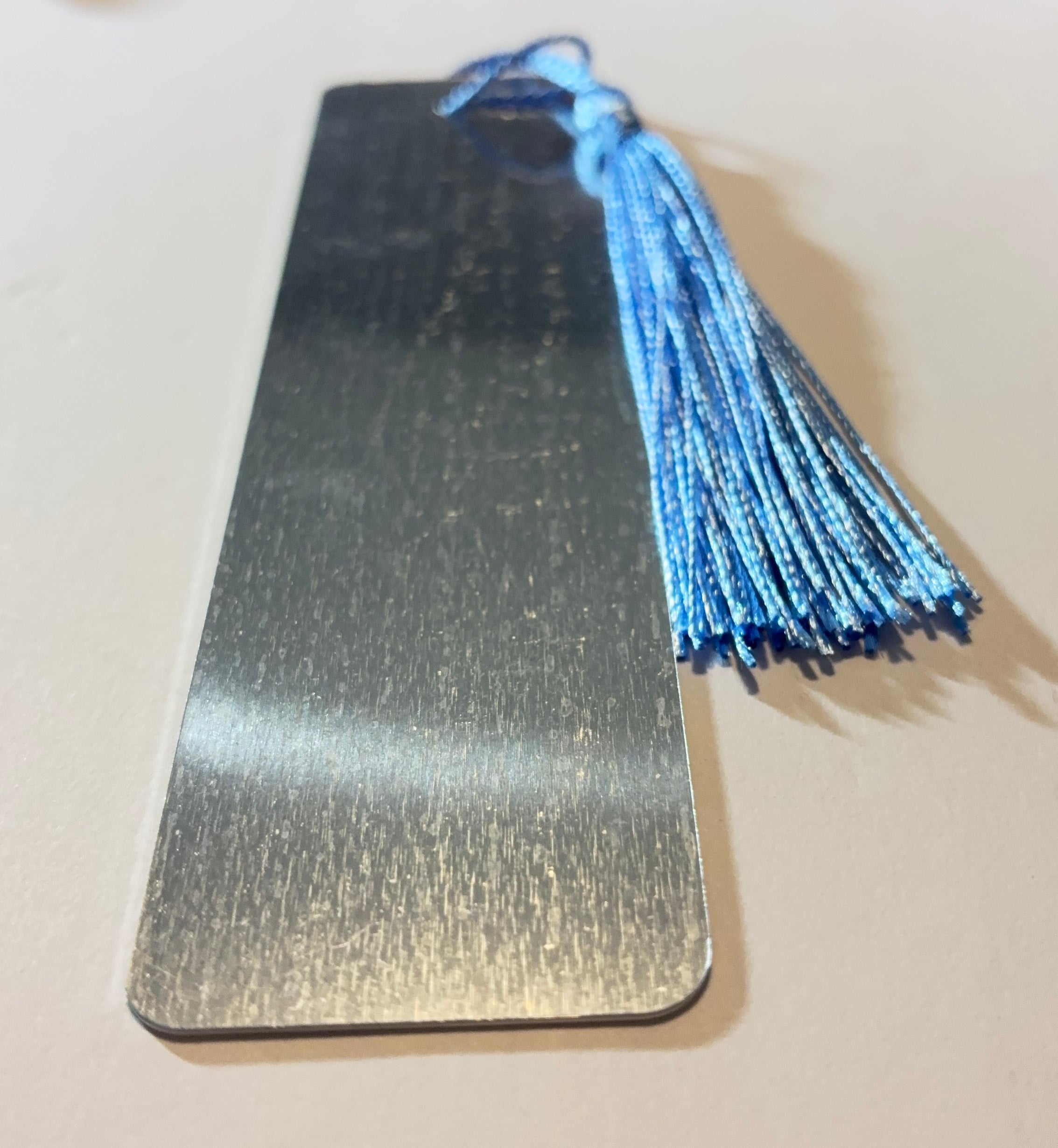 Black Cat, Blue Background Bookmark