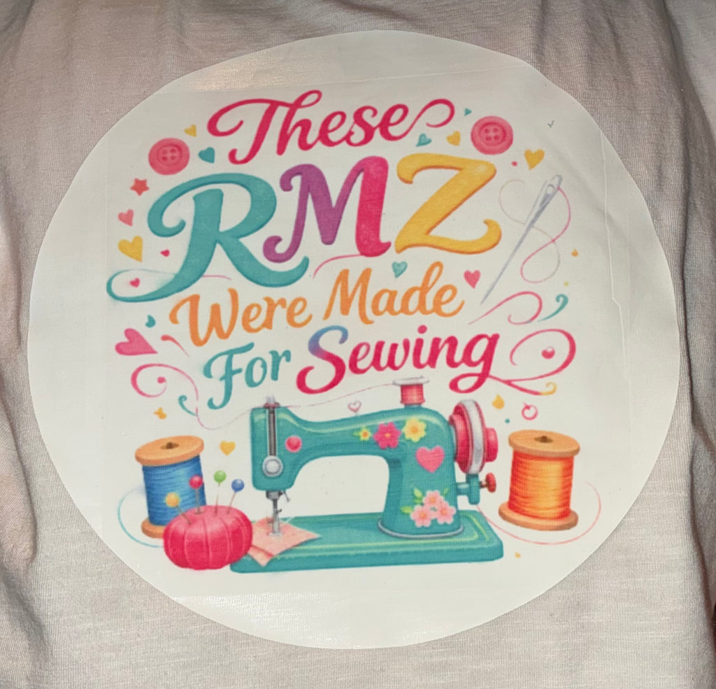 These RMZ were made for sewing T-shirt