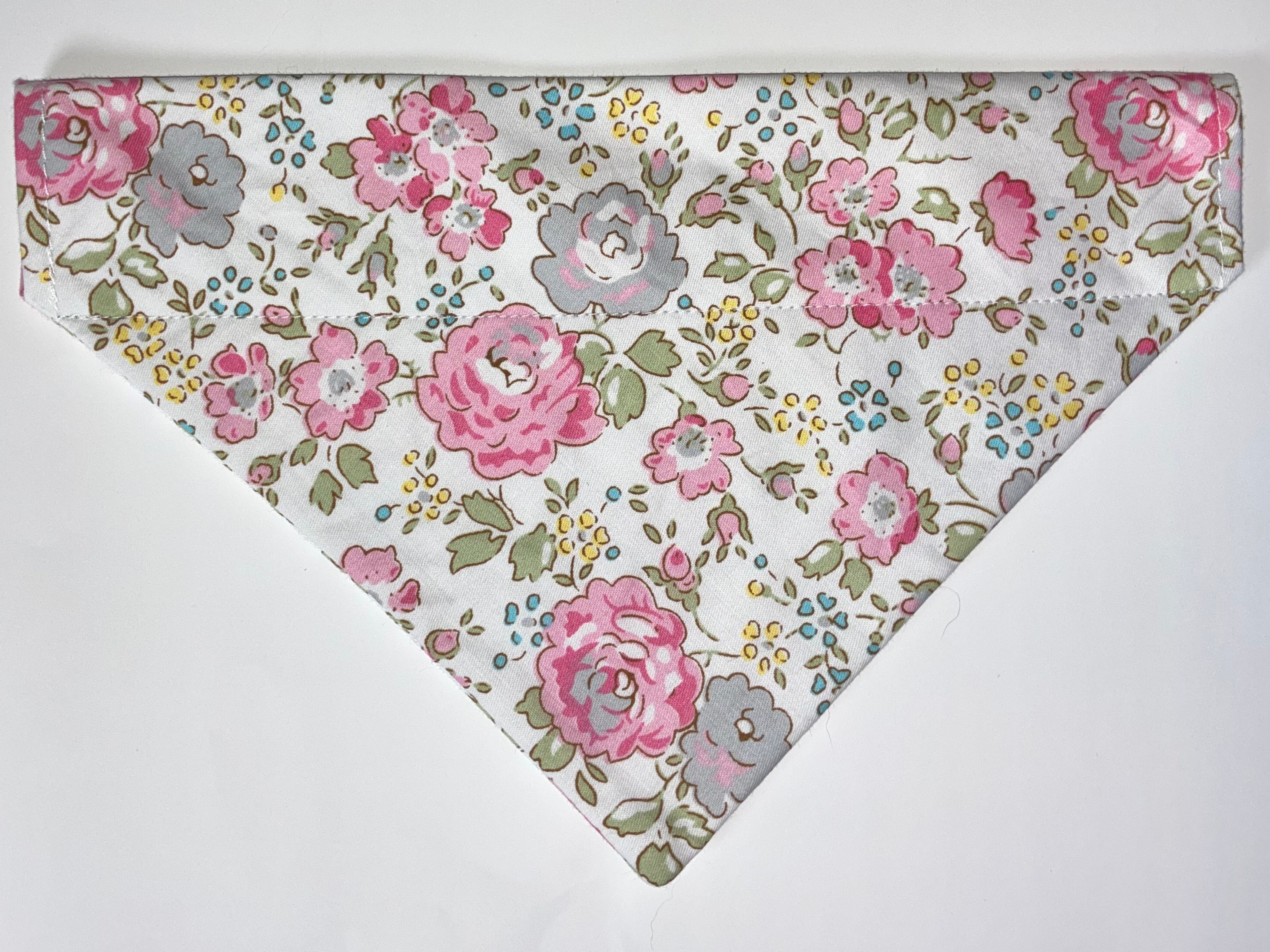 Summer Floral Pet Bandanas - Size Medium