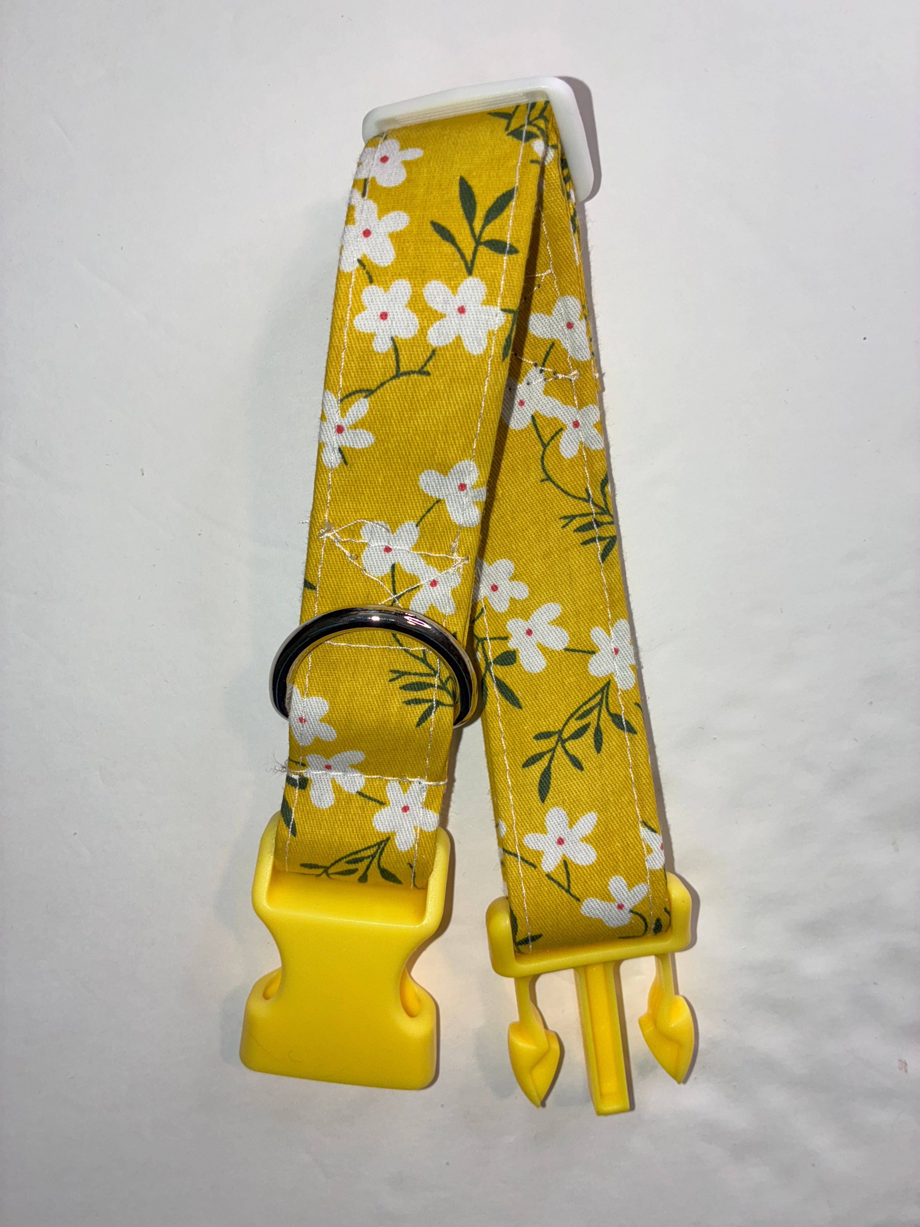Yellow Flower Small Pet Collar