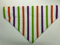 Halloween Stripes Pet Bandana - Size Medium
