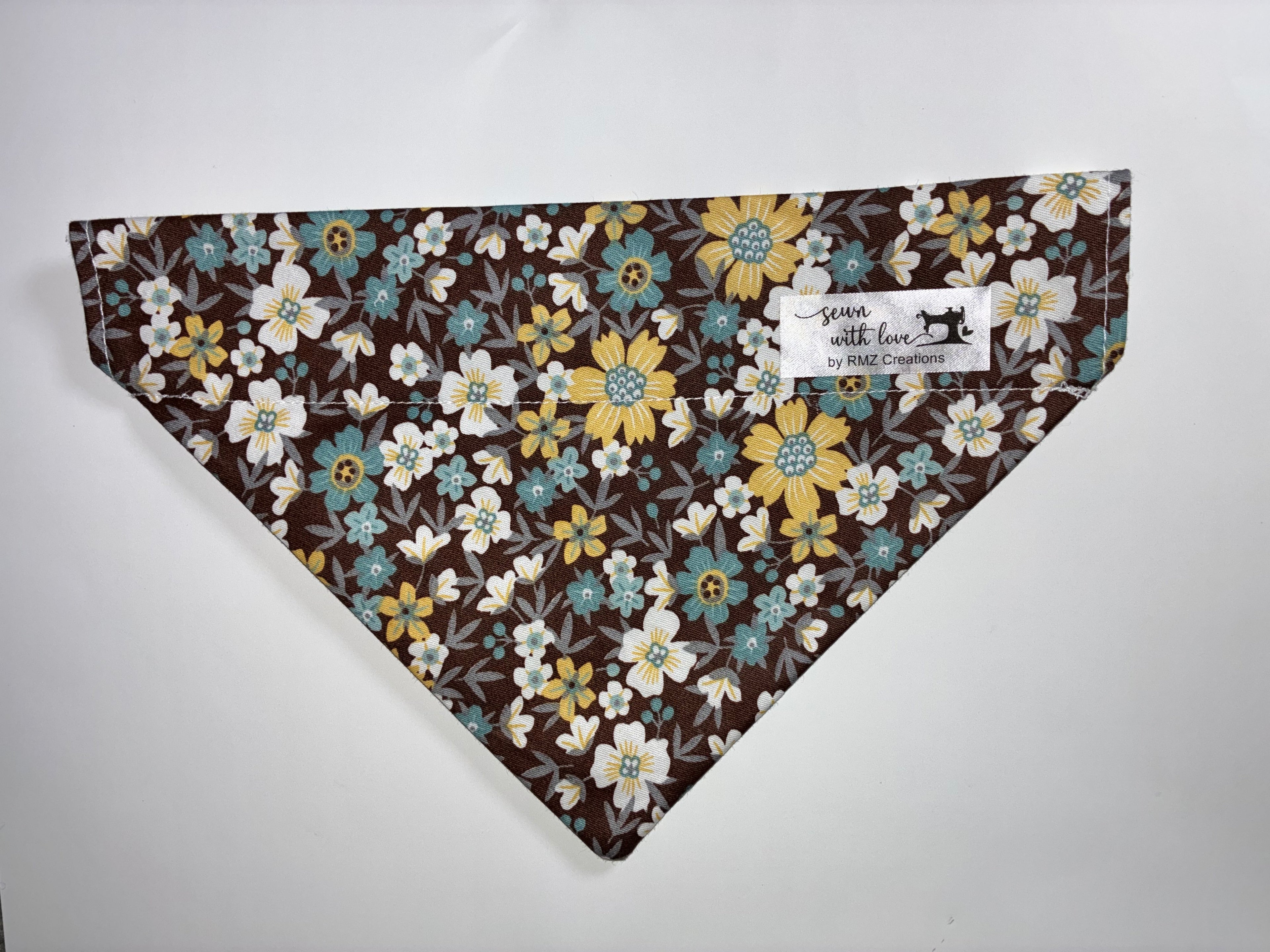 Summer Floral Pet Bandanas - Size Medium