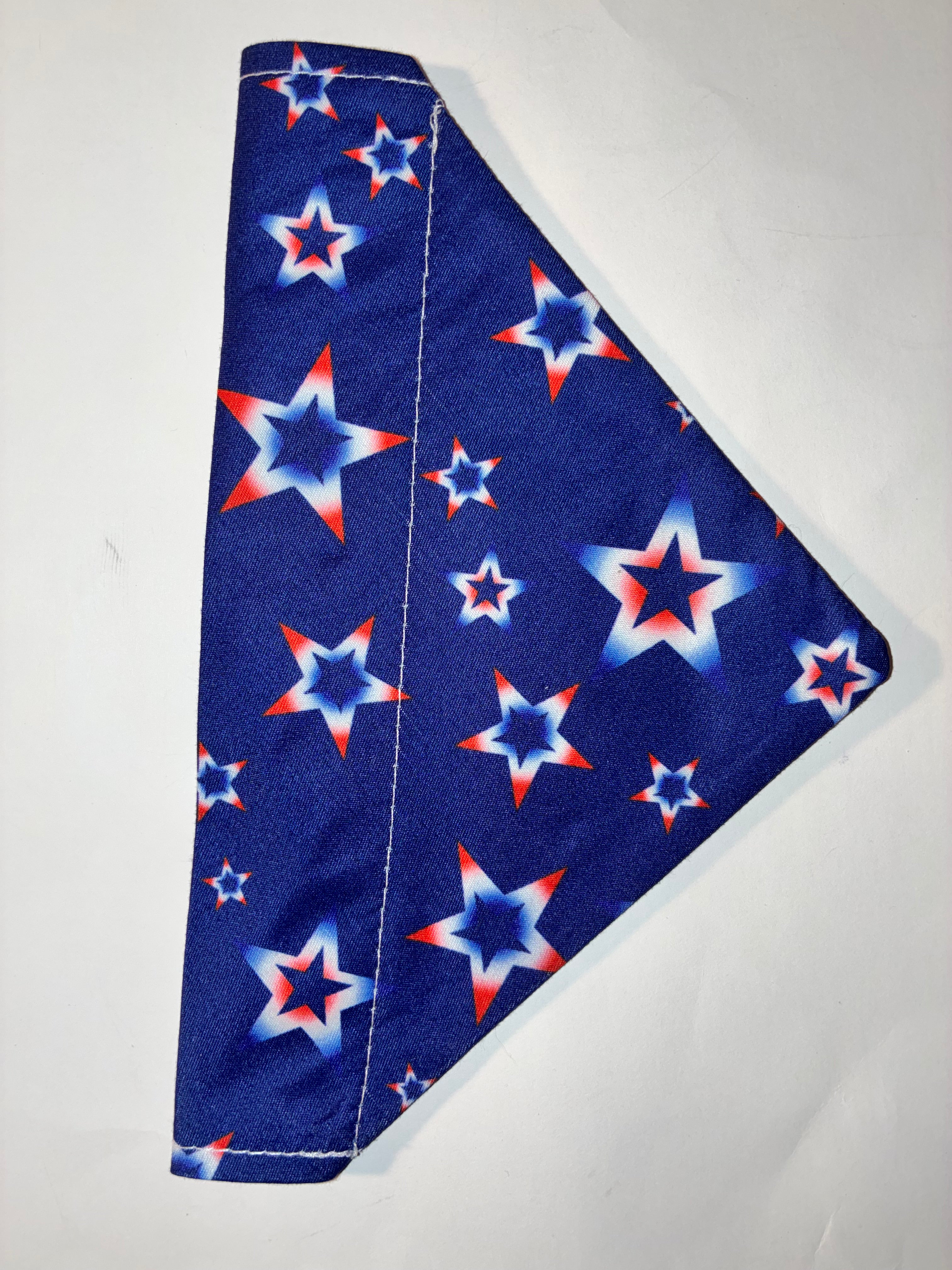 Patriotic Stars Pet Bandana #5 - Size Small