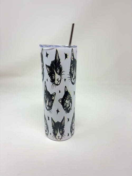 Black Cat Tumbler