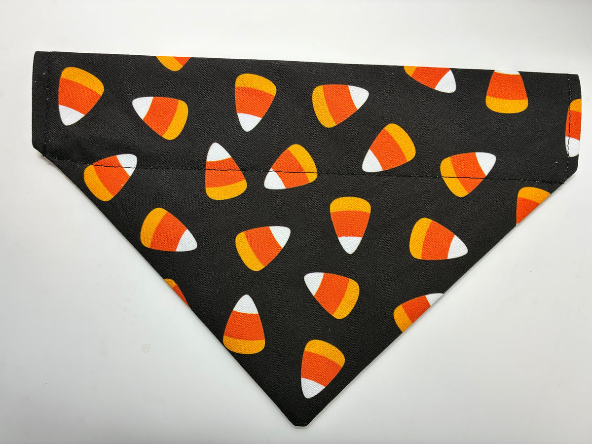 Candy Corn Pet Bandana - Size Medium