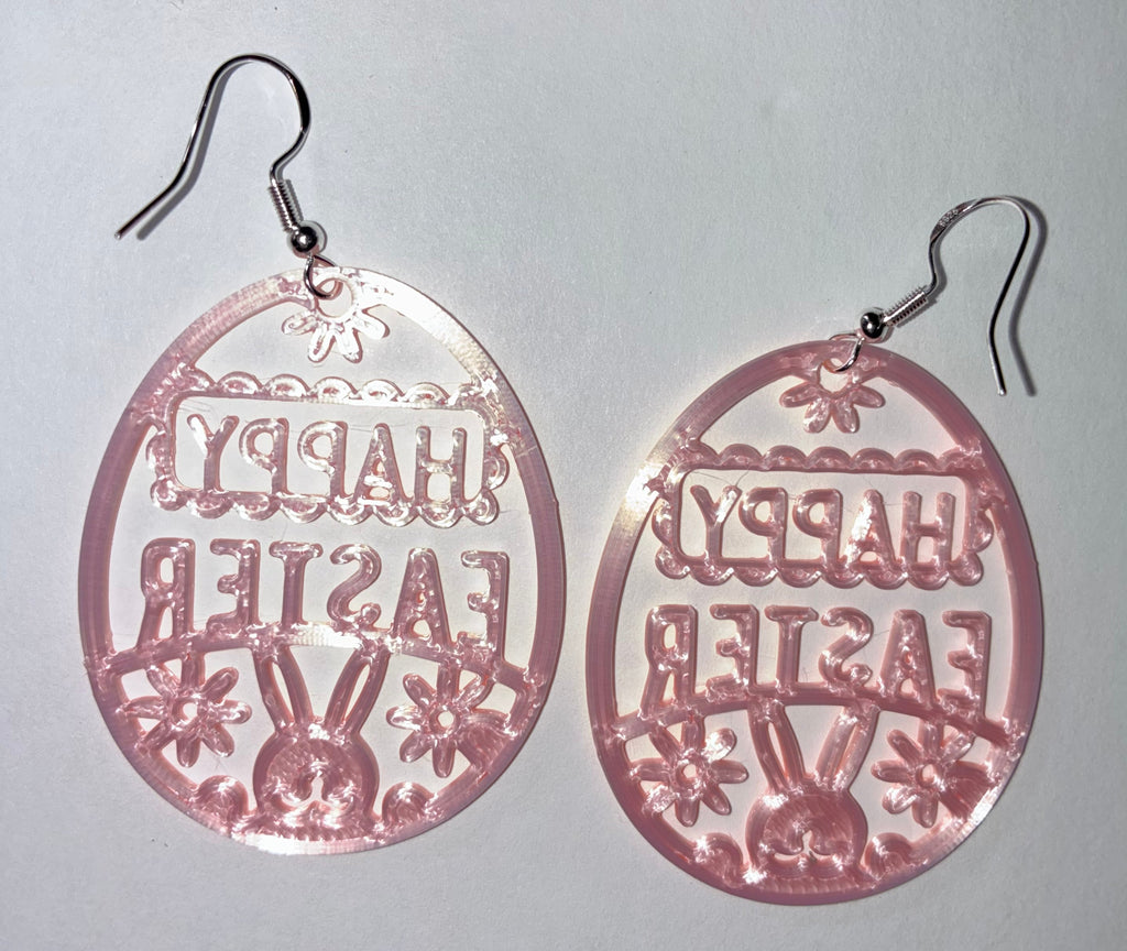 Easter Earrings 🐥 - Flower Bunny Silk