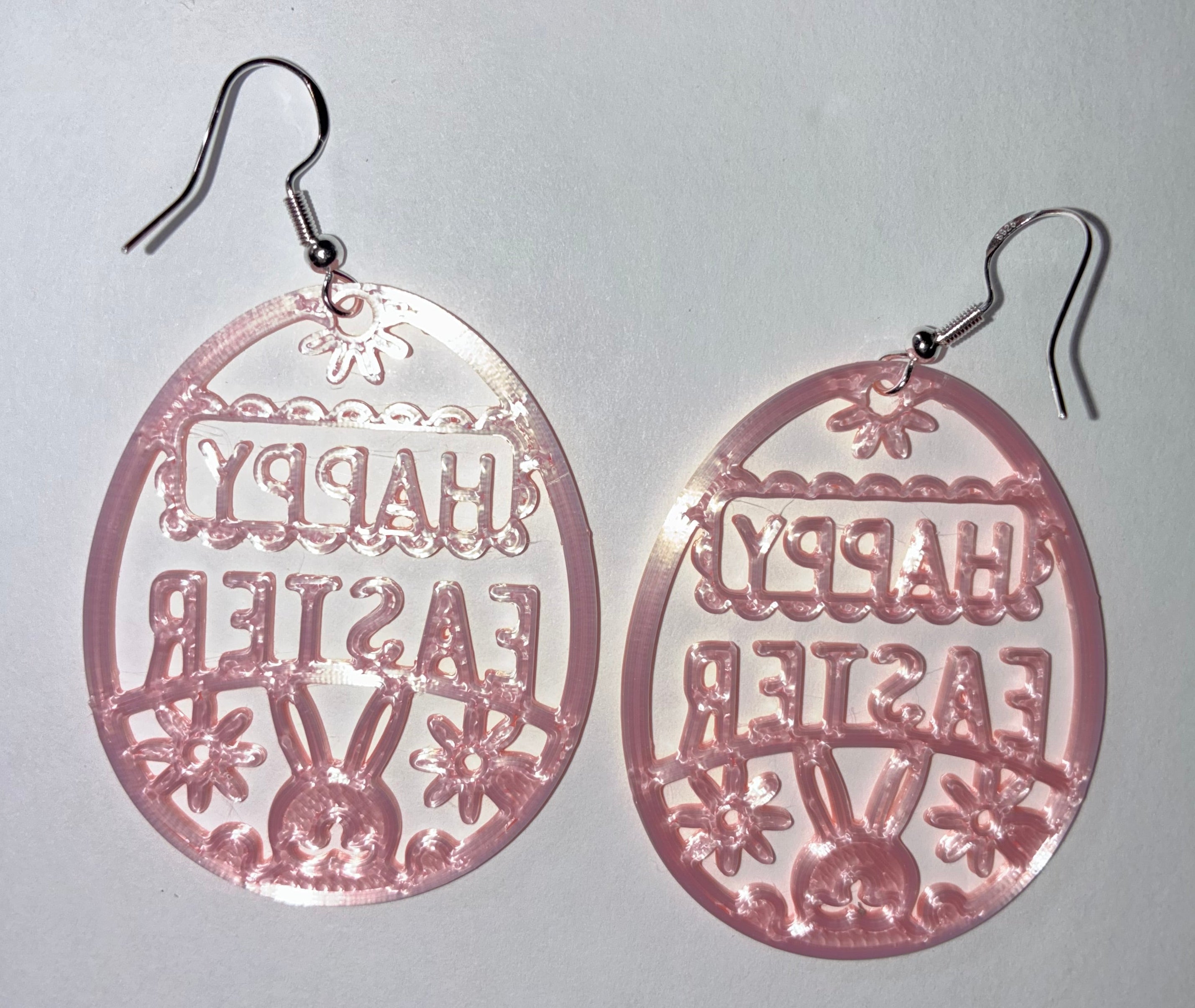 Easter Earrings 🐥 - Flower Bunny Silk