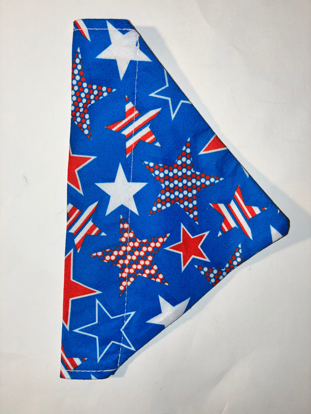 Patriotic Stars Pet Bandana #2 - Size Small