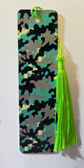 Green Camo Bookmark