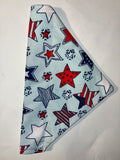 Patriotic Stars Pet Bandana #6 - Size Small