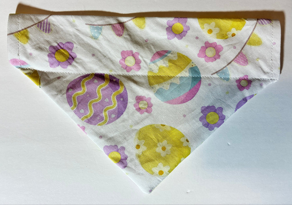 Pastel Easter Egg Pet Bandana - Size Medium
