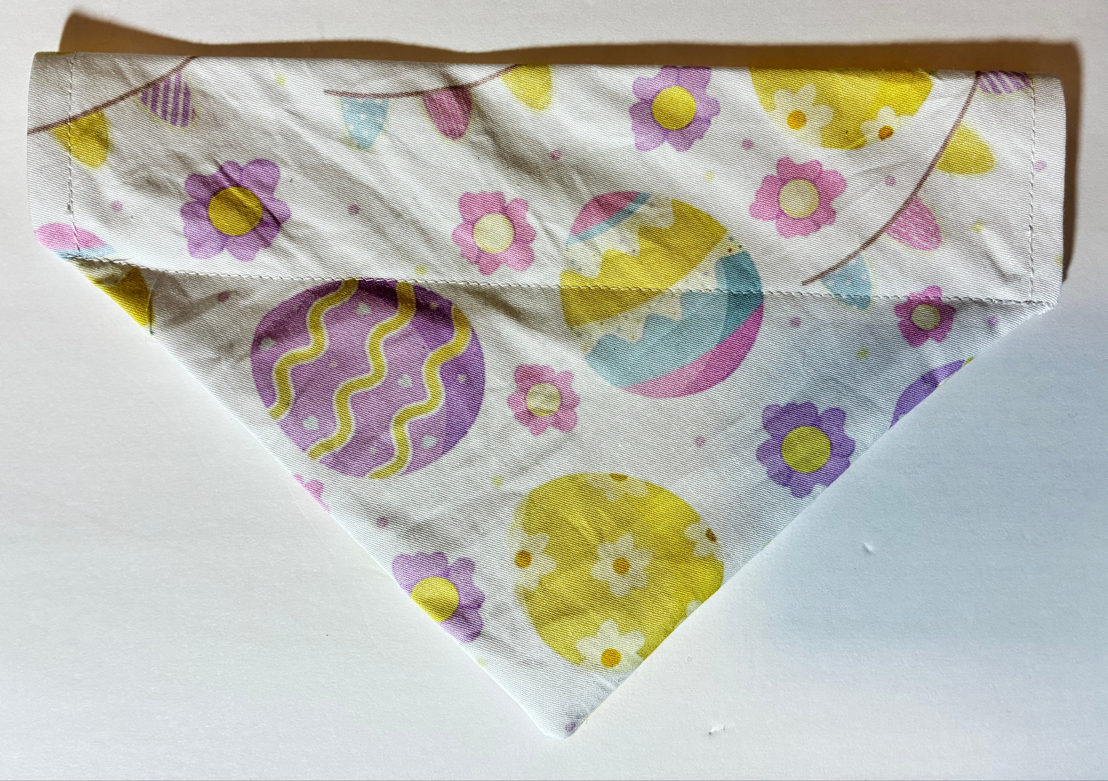 Pastel Easter Egg Pet Bandana - Size Medium