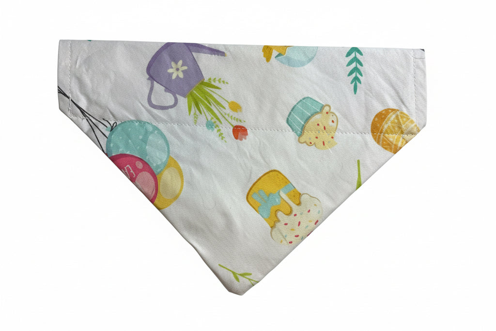 Easter Basket Pet Bandana - Size Medium