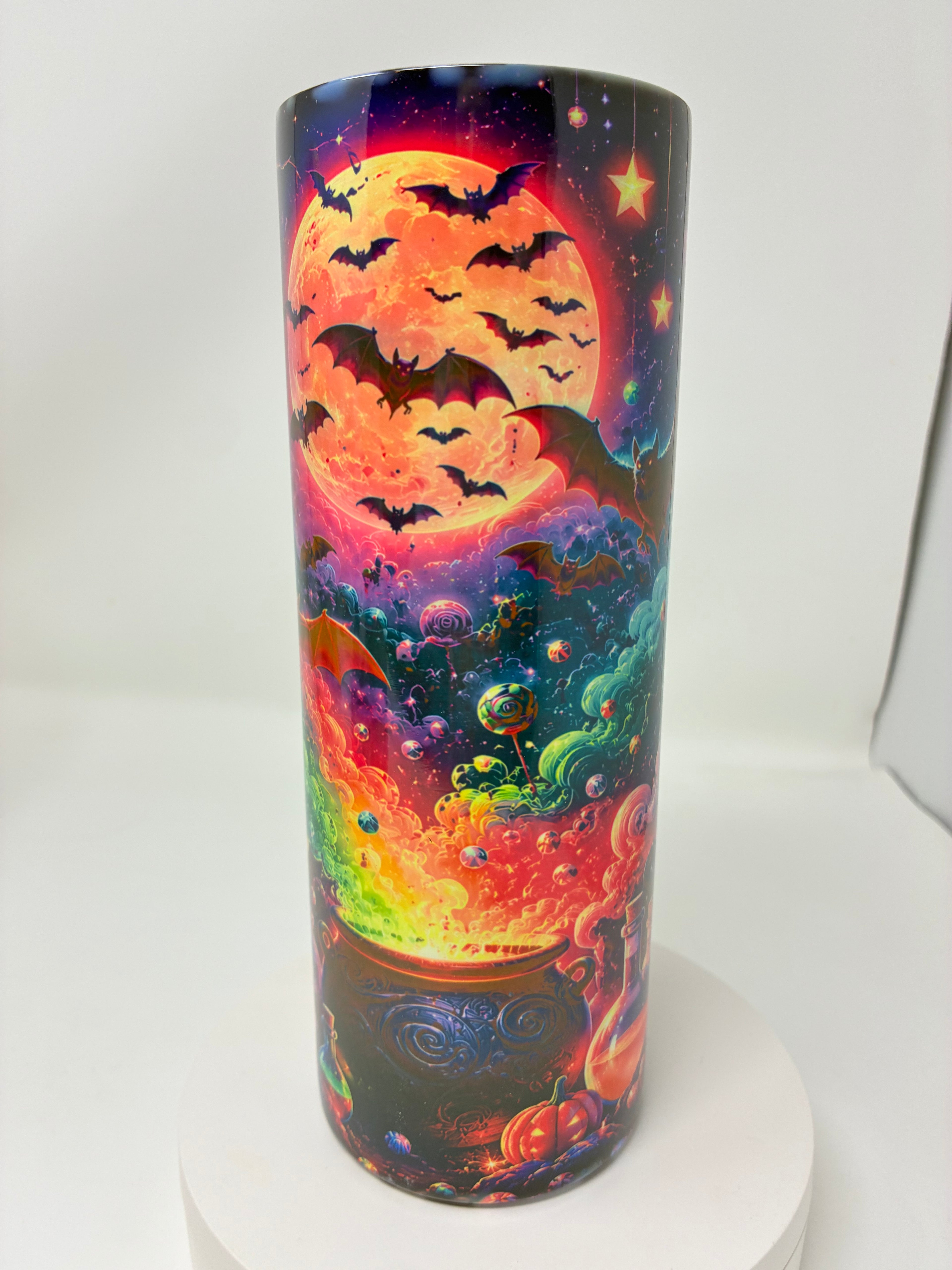 Witches Lair 20 Oz Tumbler With Lid And Straw