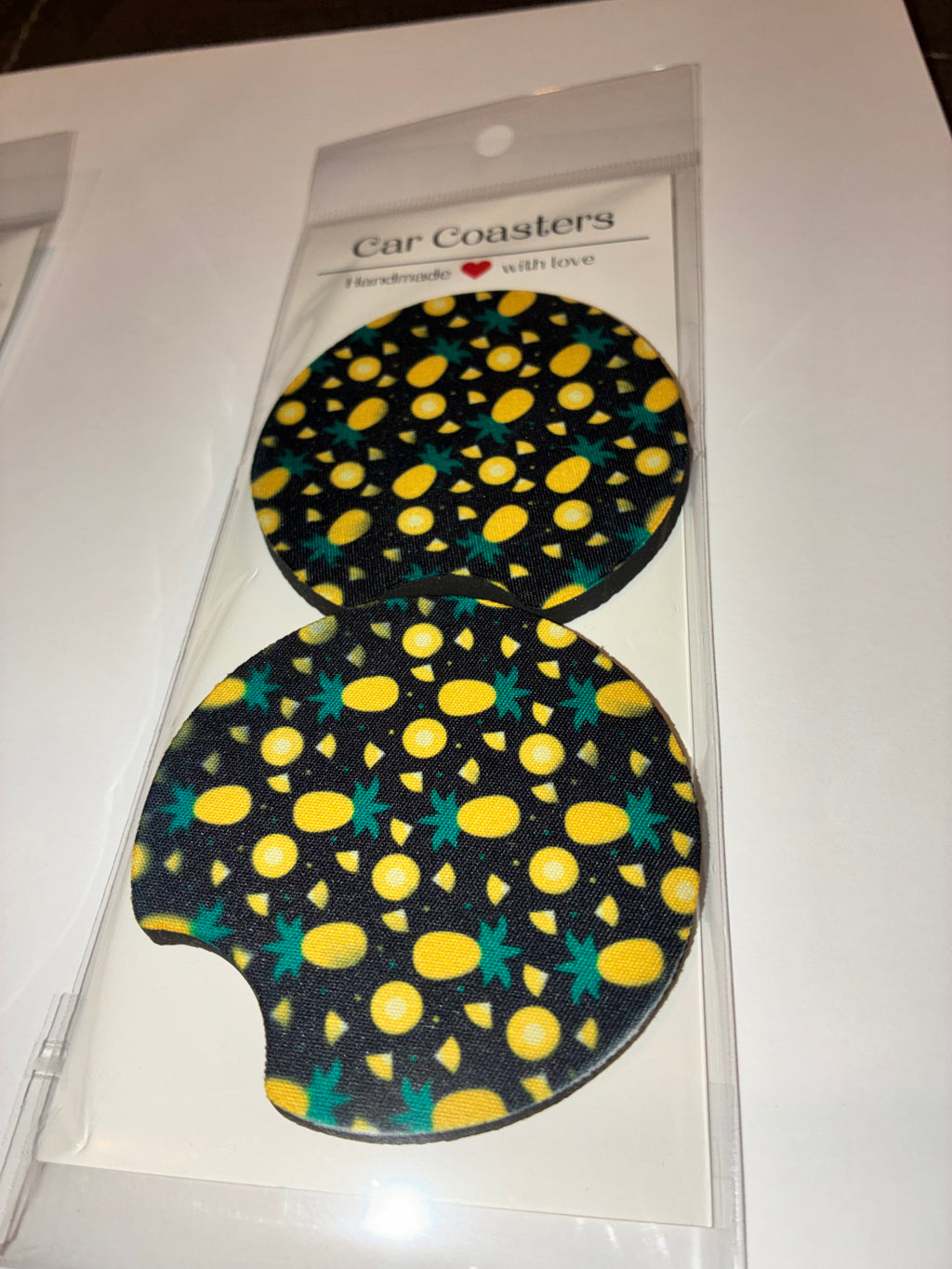Pineapple #2 car coasters
