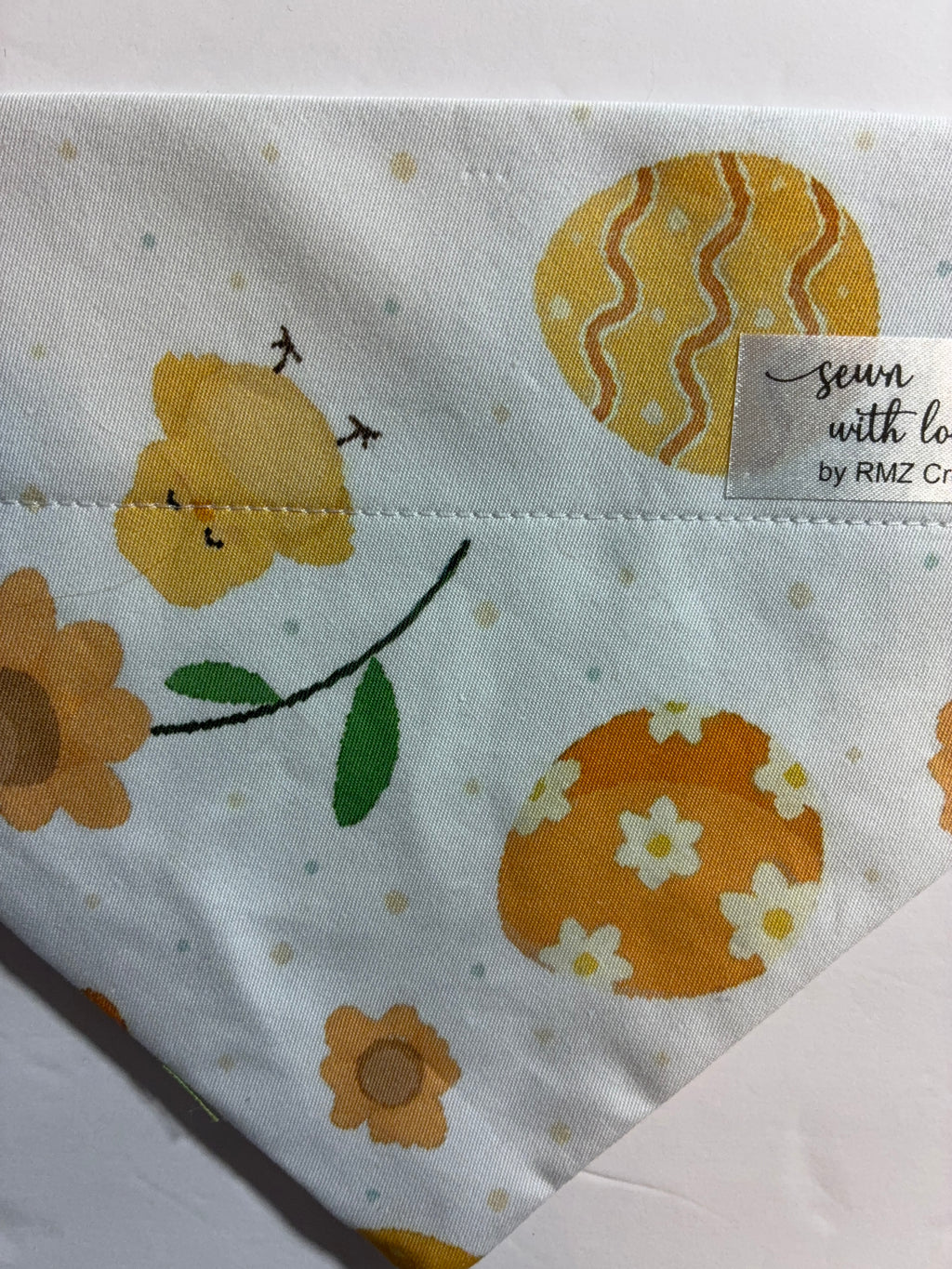 White Easter Chick Pet Bandana- Size Medium