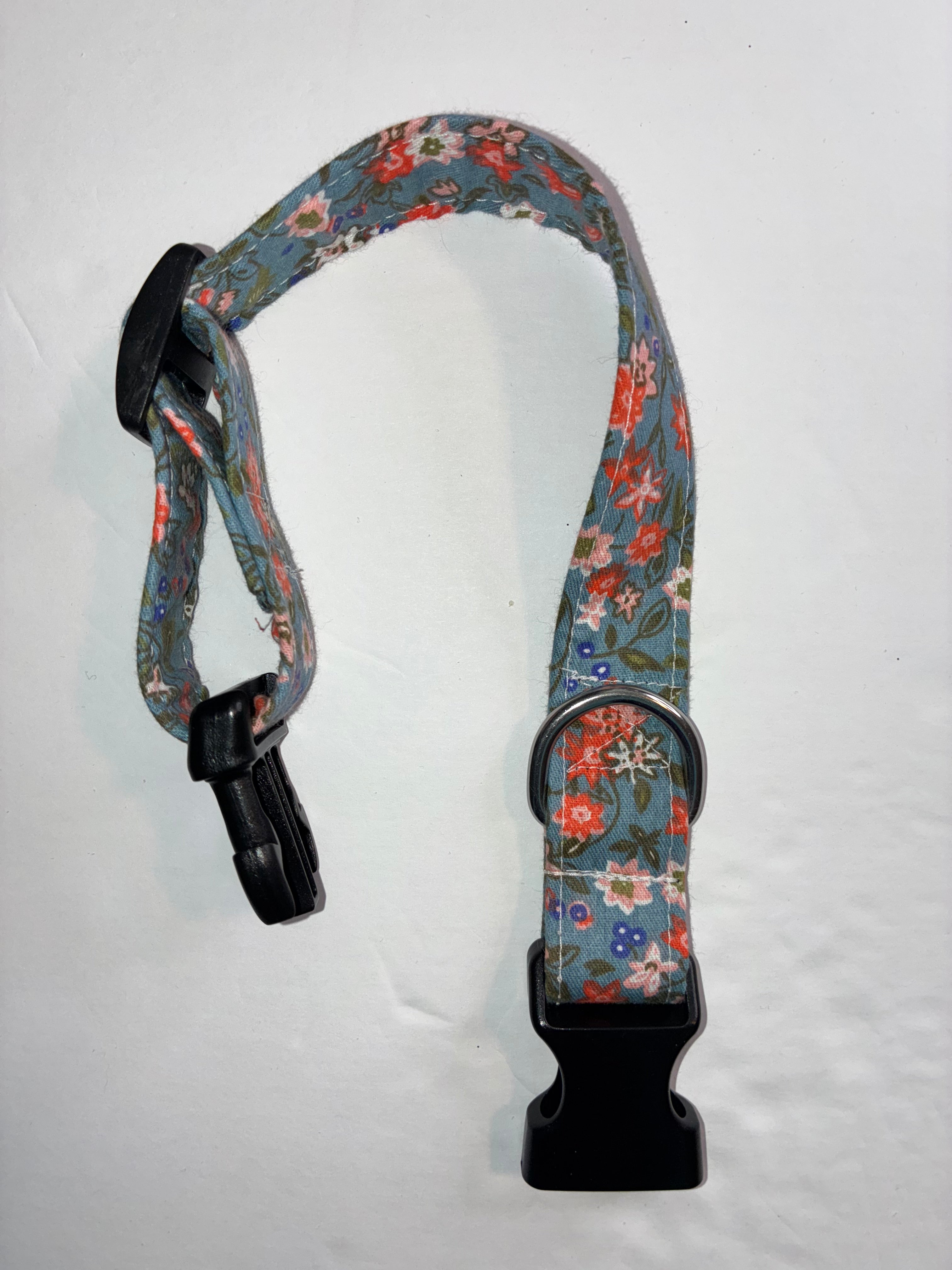 Blue Flower Small Pet Collar