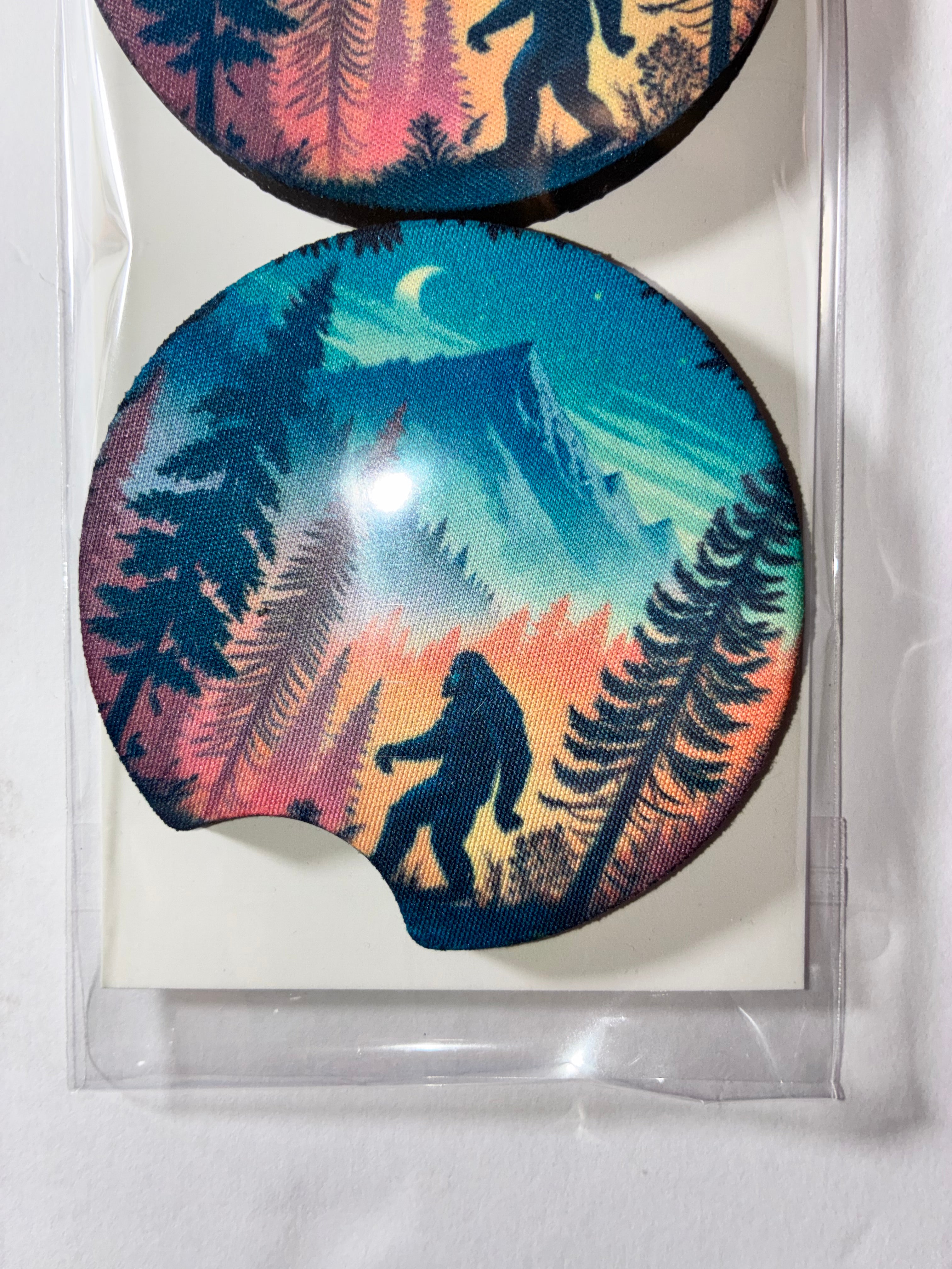 Yeti car coasters