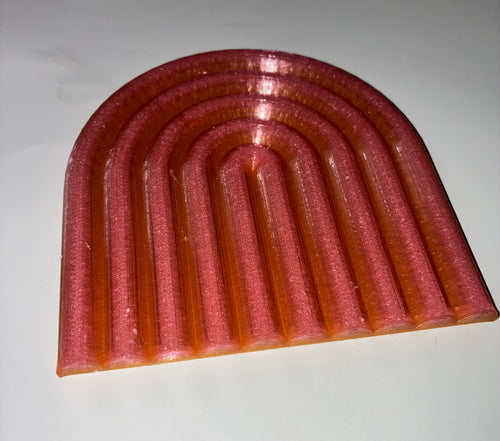 3-D Printed Rainbow Coaster