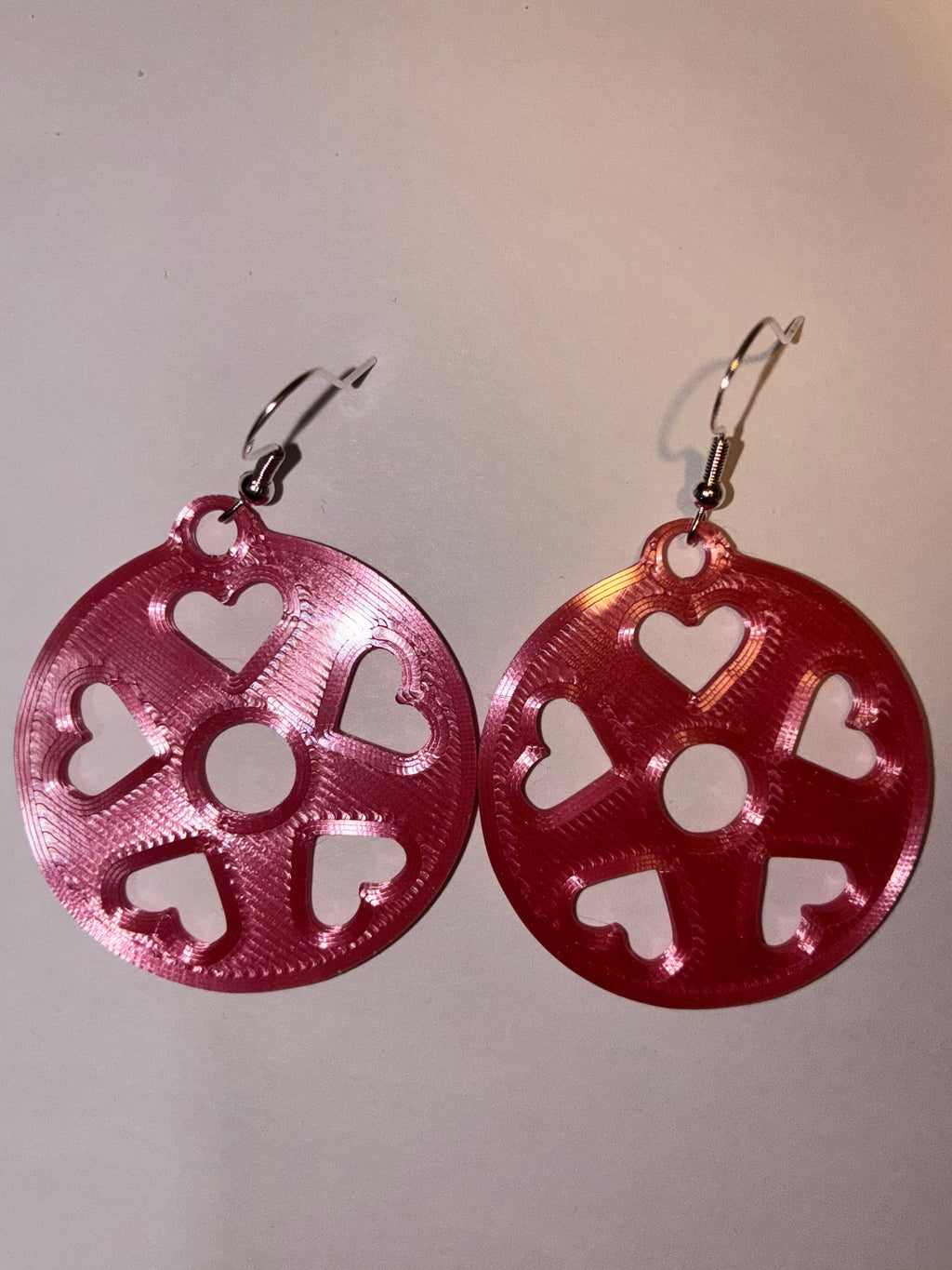 Valentine’s Day Silk Pink Earrings | Hypoallergenic & Durable