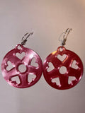 Valentine’s Day Silk Pink Earrings | Hypoallergenic & Durable