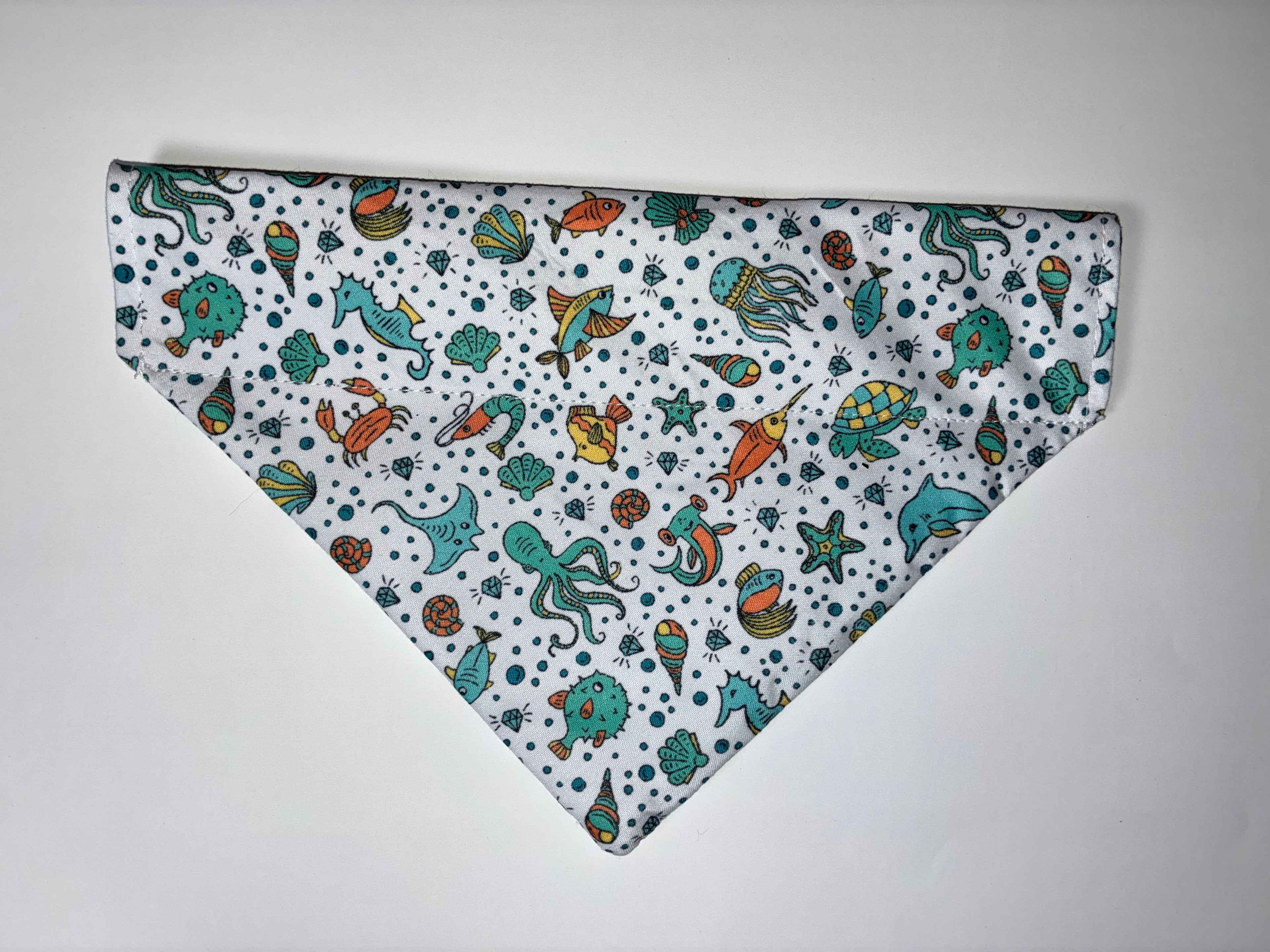 Summer Beach Pet Bandanas - Size Medium