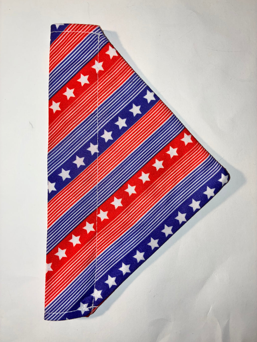 Patriotic Stripes Pet Bandana #2 - Size Small