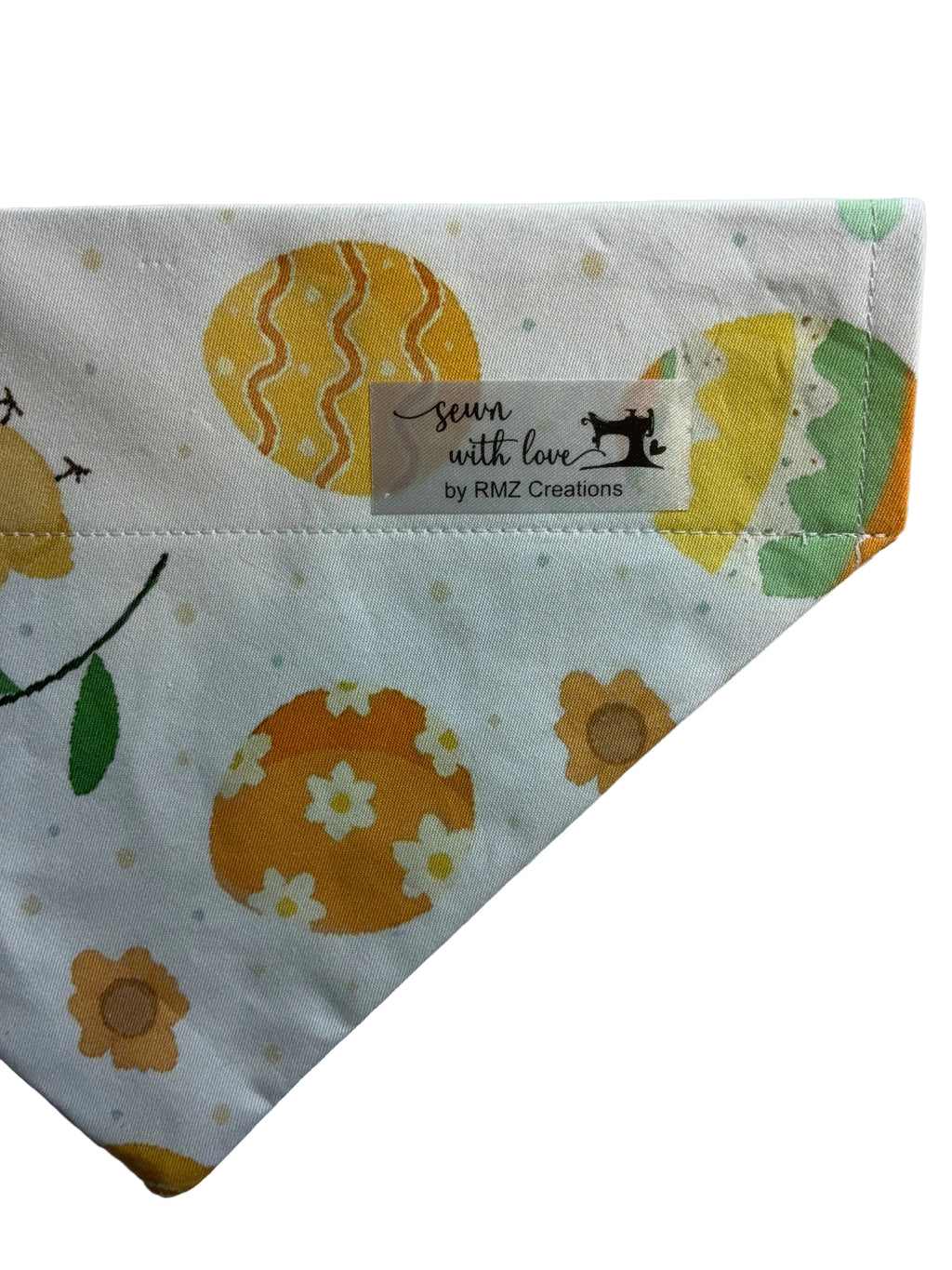 White Easter Chick Pet Bandana- Size Medium