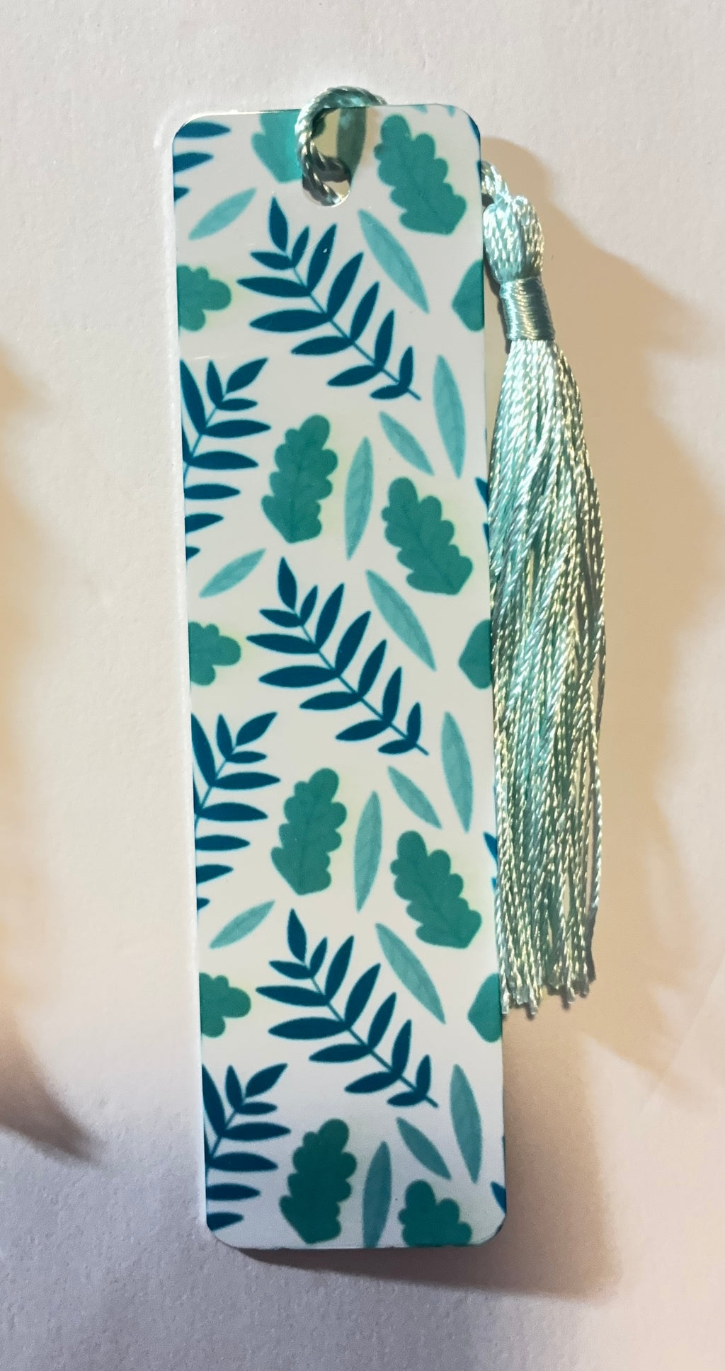 Blue Leaves Bookmark