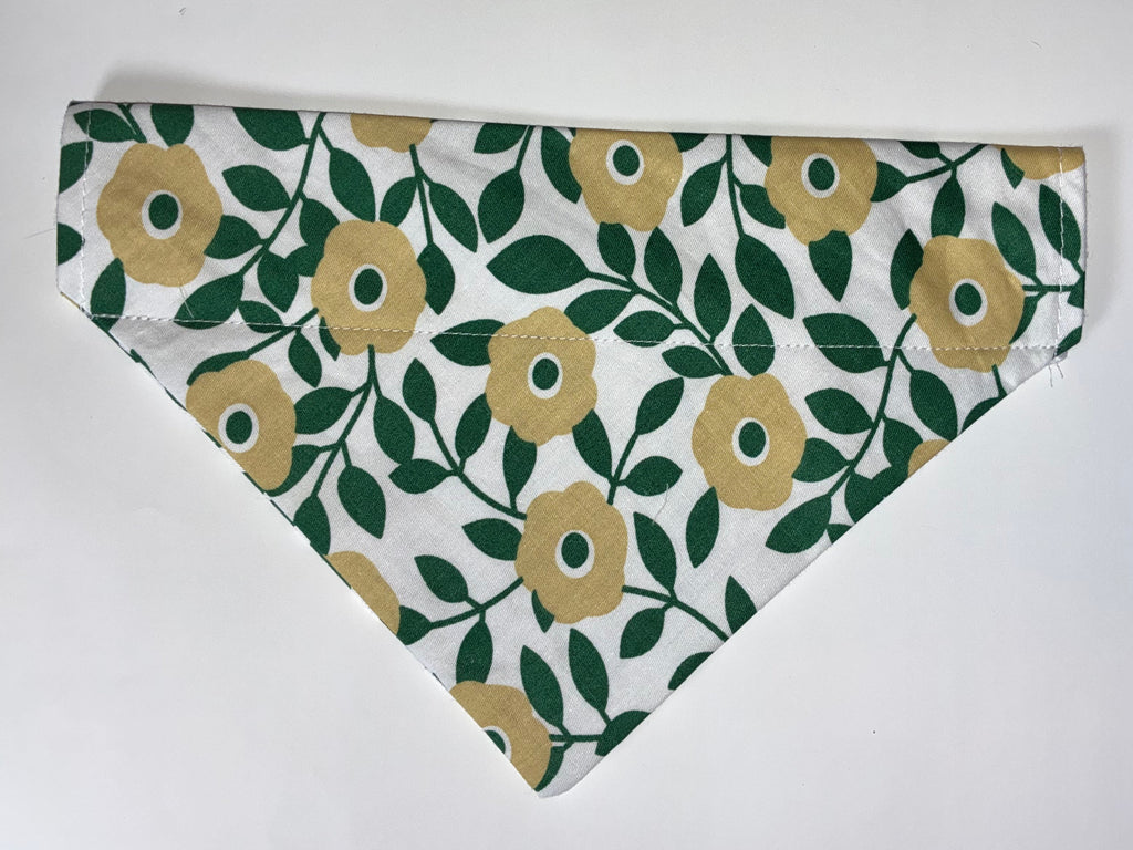 Summer Floral Pet Bandanas - Size Medium