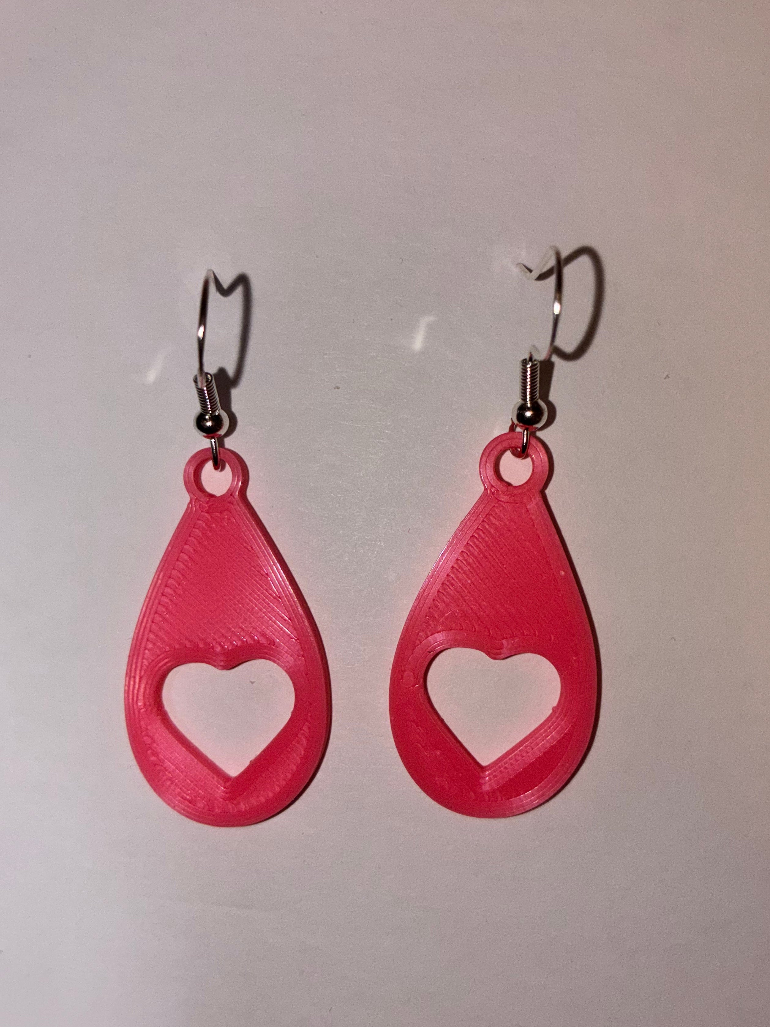 Valentine’s Day Light Pink Earrings | Hypoallergenic & Durable