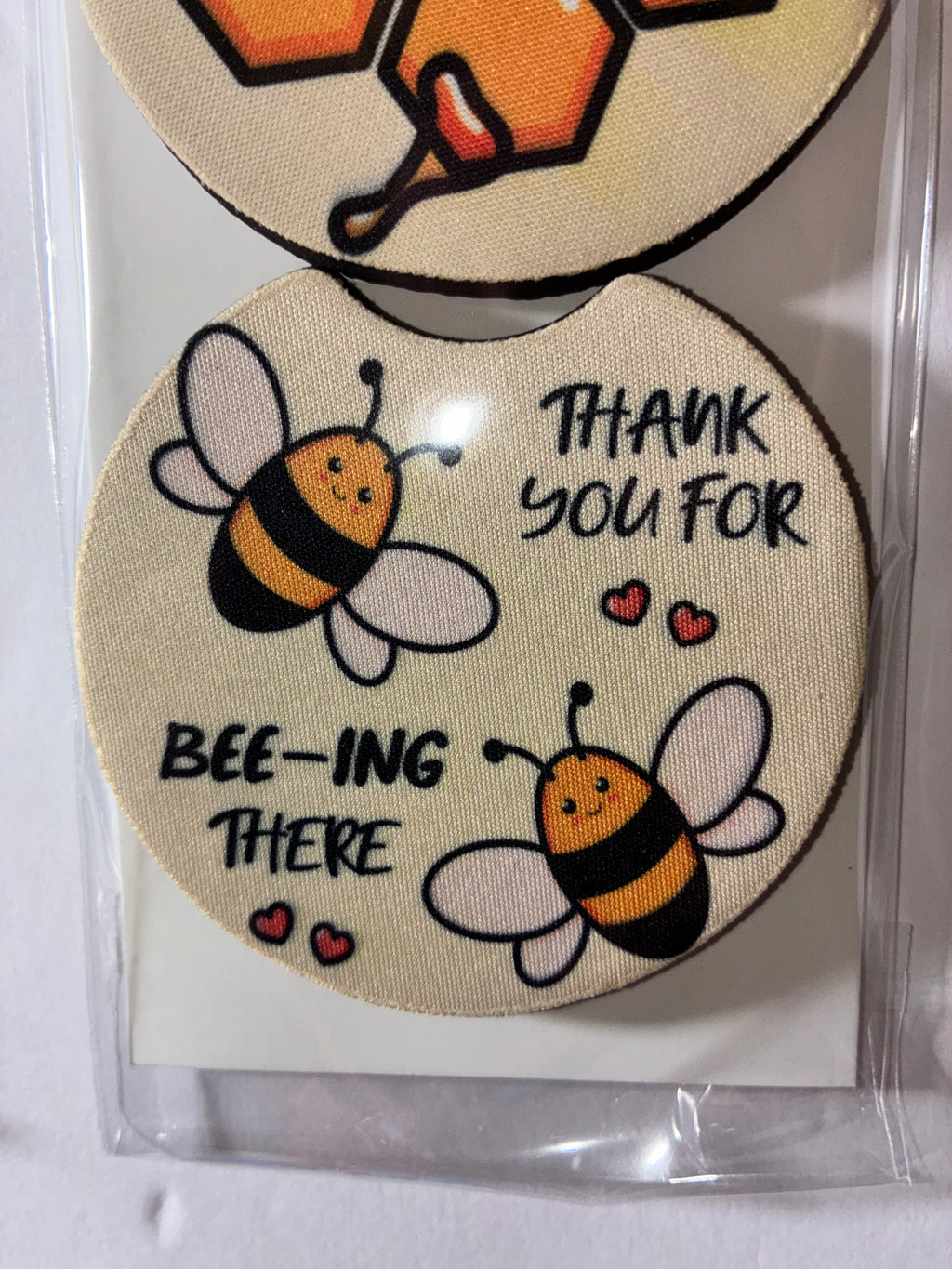 Bee #2 car coasters