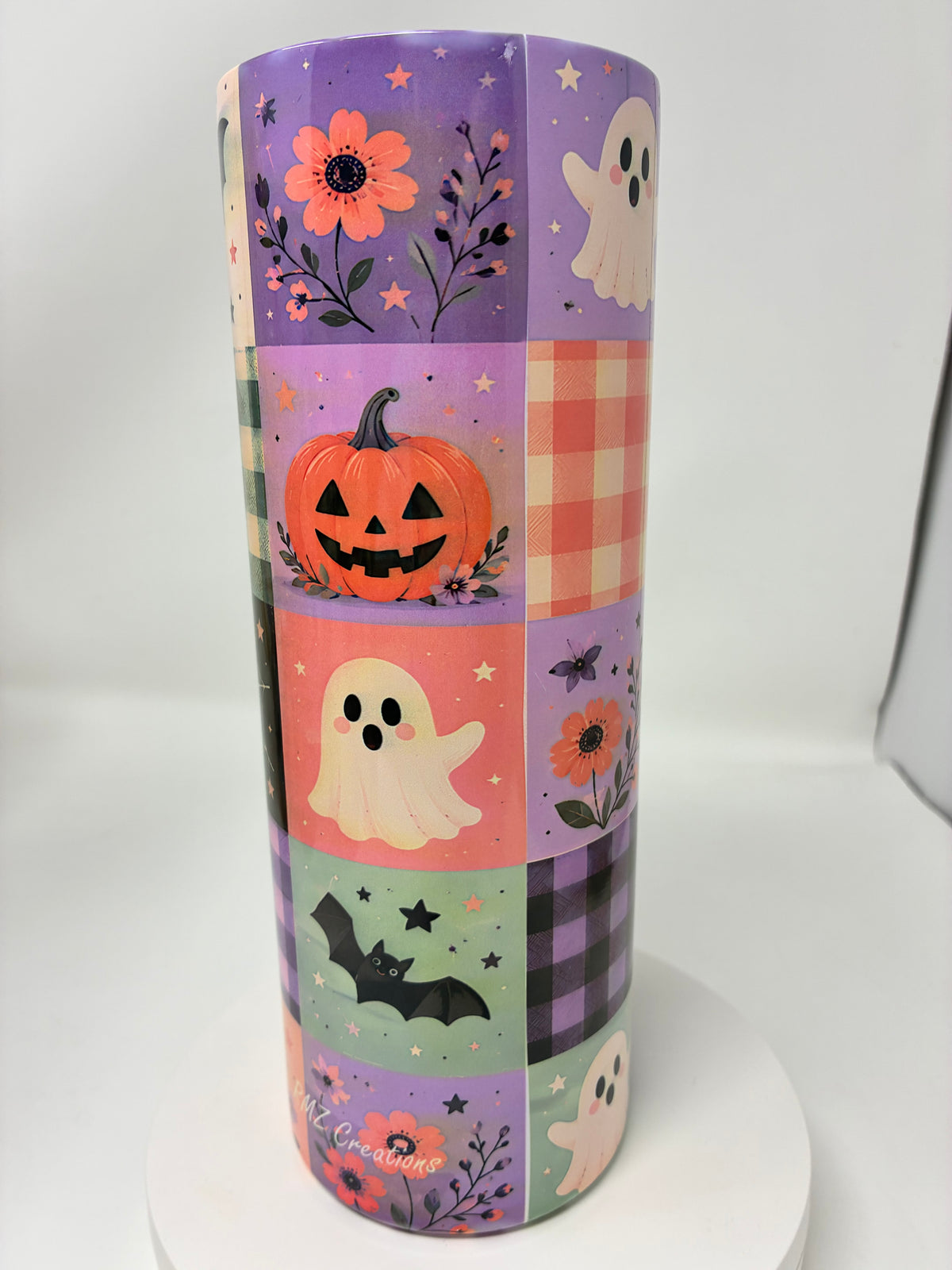 Pink Halloween 20 Oz Tumbler With Lid And Straw