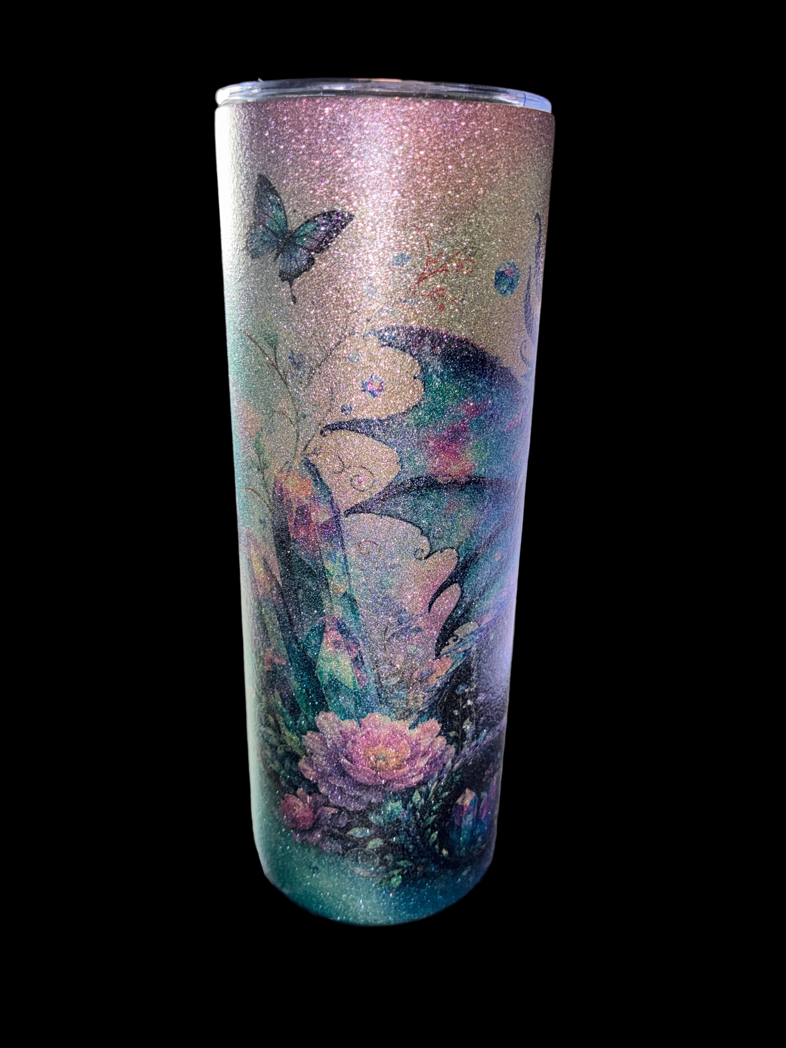 Dragon Glitter Tumbler