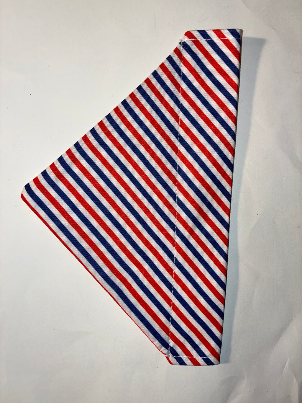 Patriotic Stripes Pet Bandana #1 - Size Small