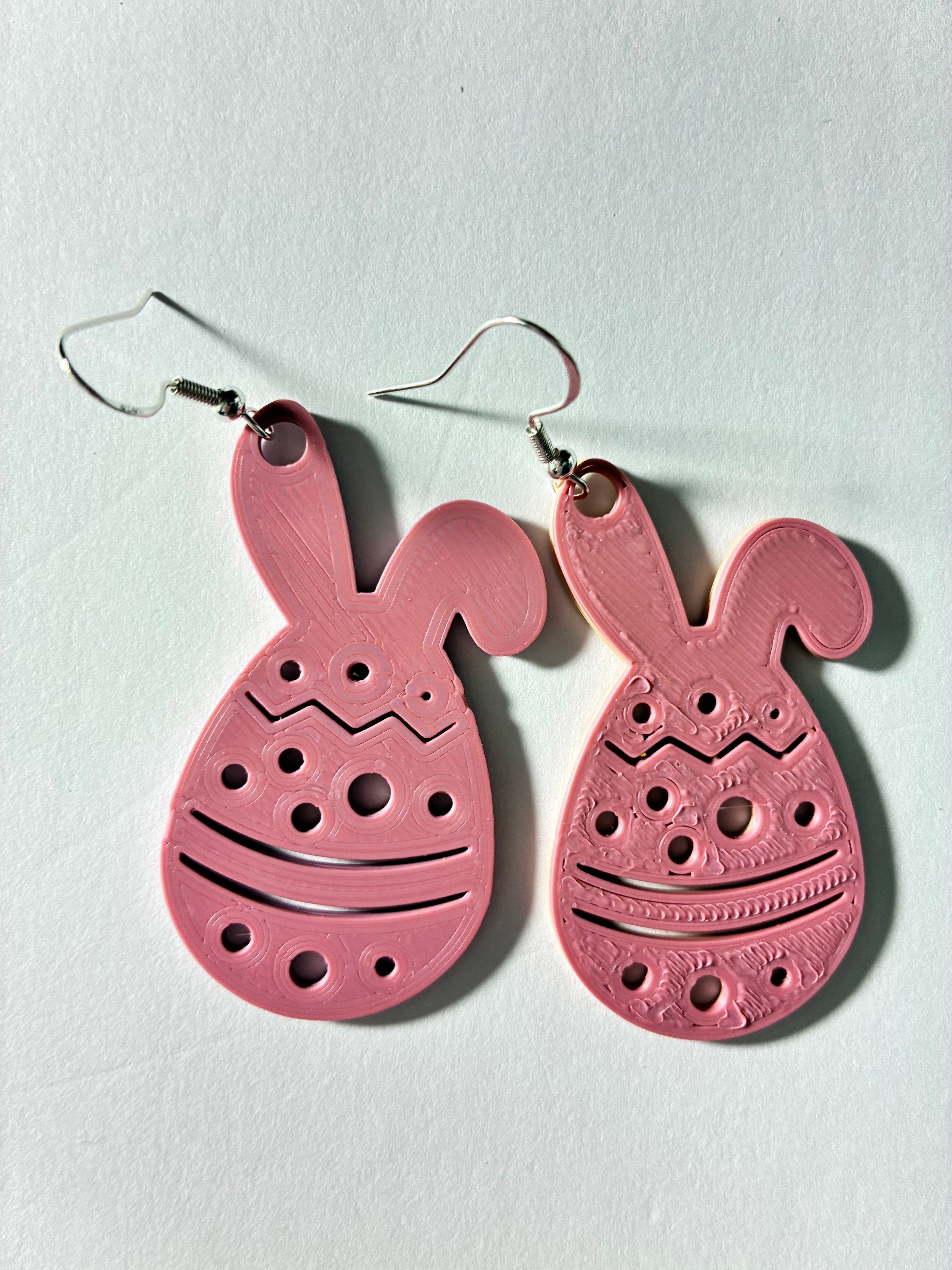 Easter Earrings 🐥 - Egg with Bunny Ears