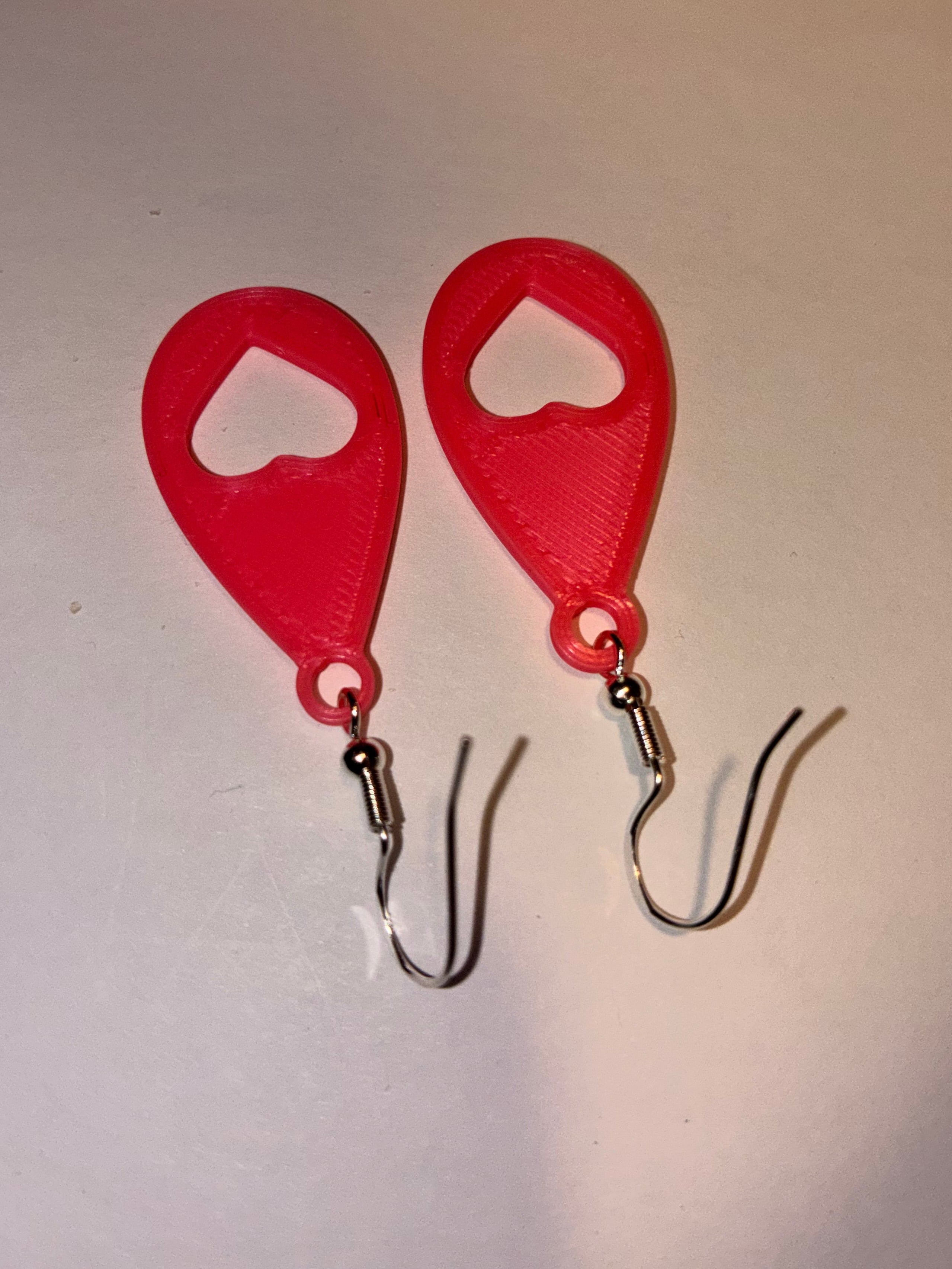 Valentine’s Day Light Pink Earrings | Hypoallergenic & Durable