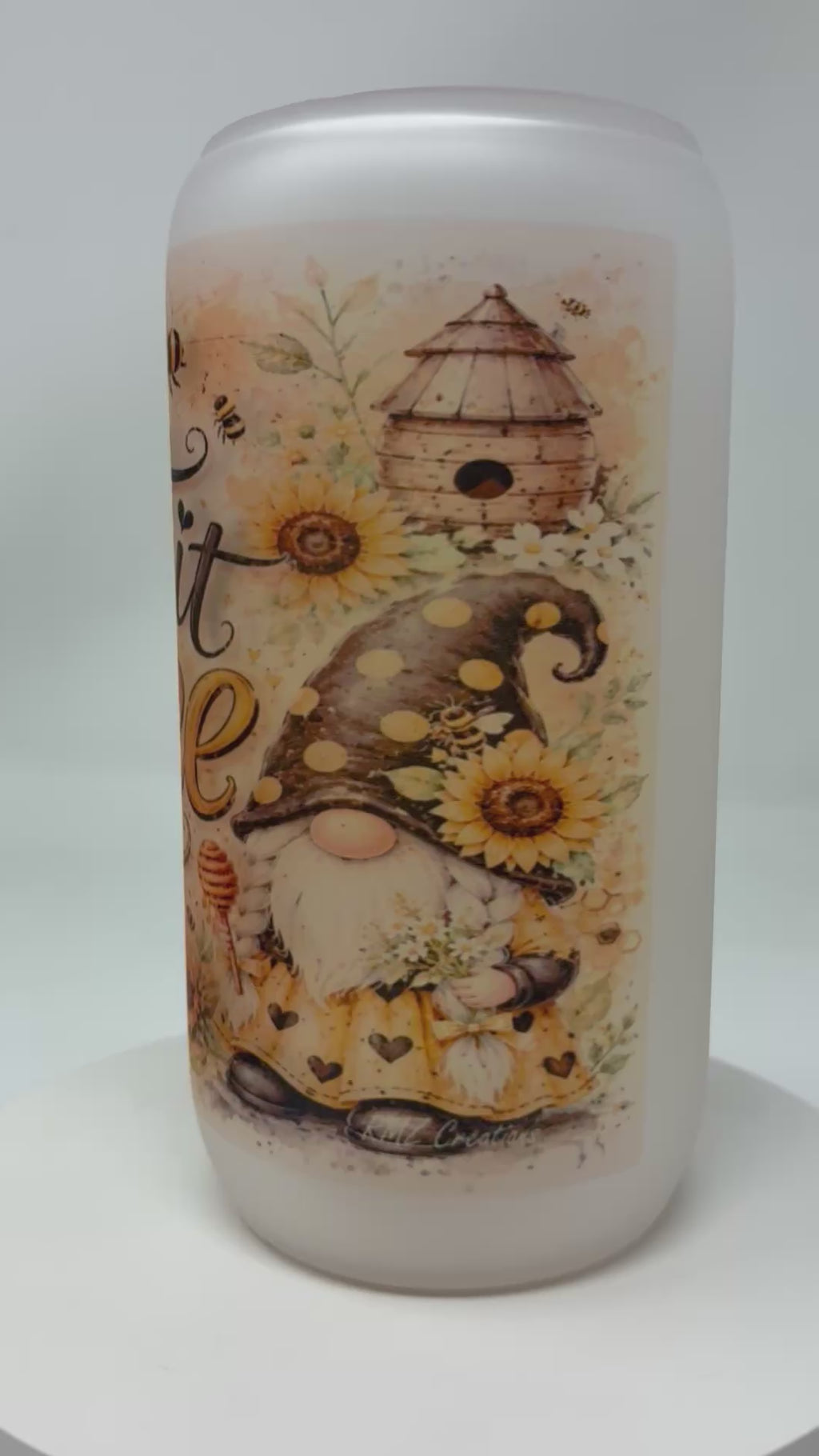 Variety Glass Cups with Bamboo Lid and Straw