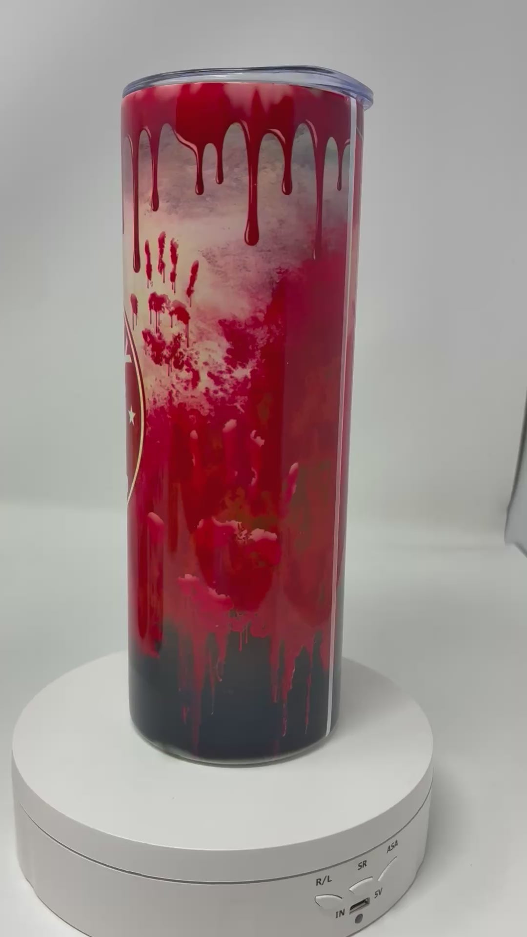 Spooky Vibes 20 Oz Tumbler With Lid And Straw