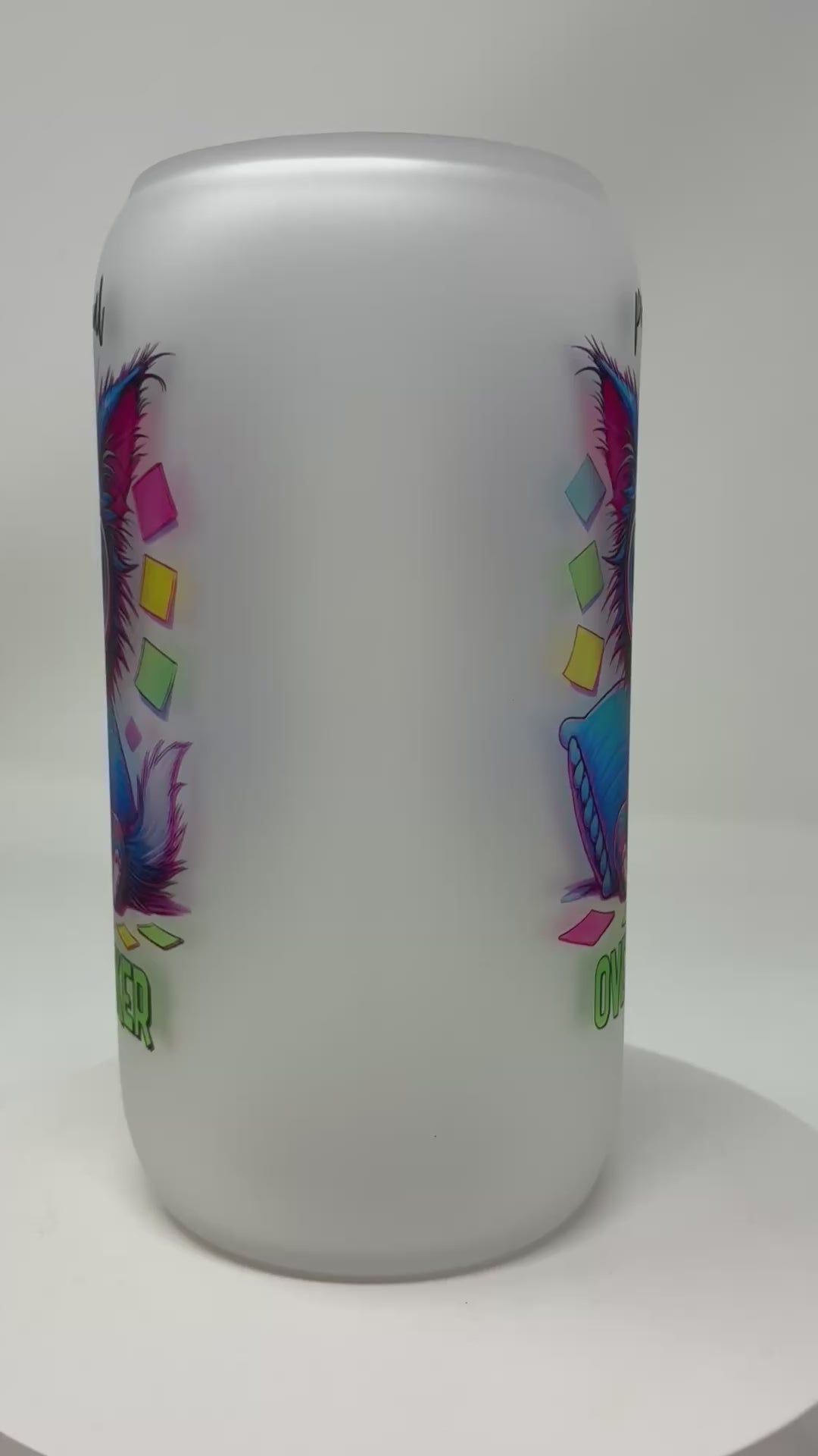 Variety Glass Cups with Bamboo Lid and Straw