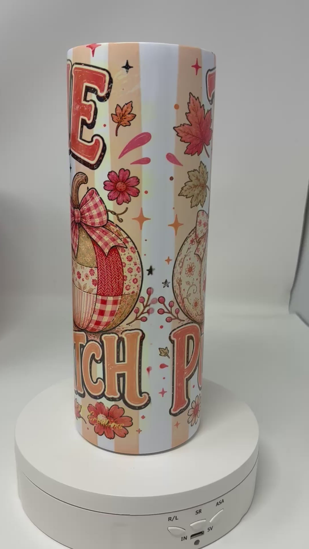 Take Me To The Pumpkin Patch 20 Oz Tumbler With Lid And Straw