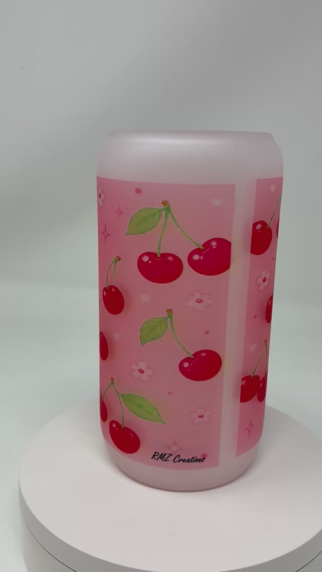 Variety Glass Cups with Bamboo Lid and Straw