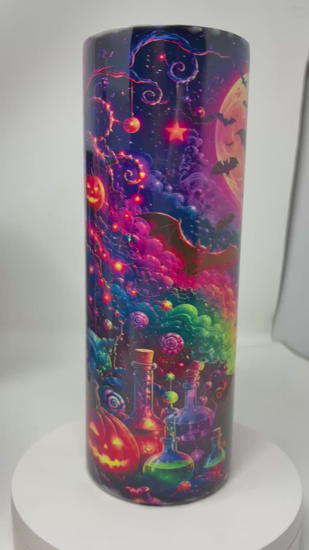 Witches Lair 20 Oz Tumbler With Lid And Straw